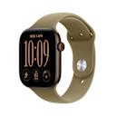 Μικρή εικόνα του Apple Watch Series 12 46mm Dark Bronze with Olive Sport Band S/M