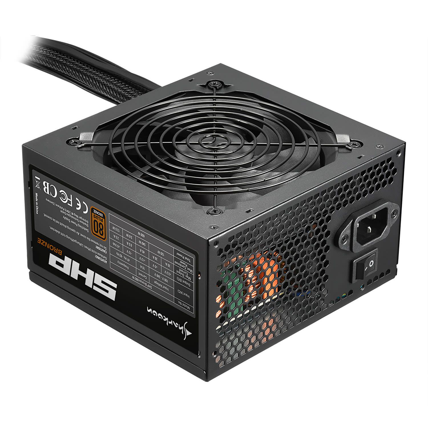Κάνε κλικ για να δεις την εικόνα 1 του Sharkoon PSU Series 600 W 80+ Bronze