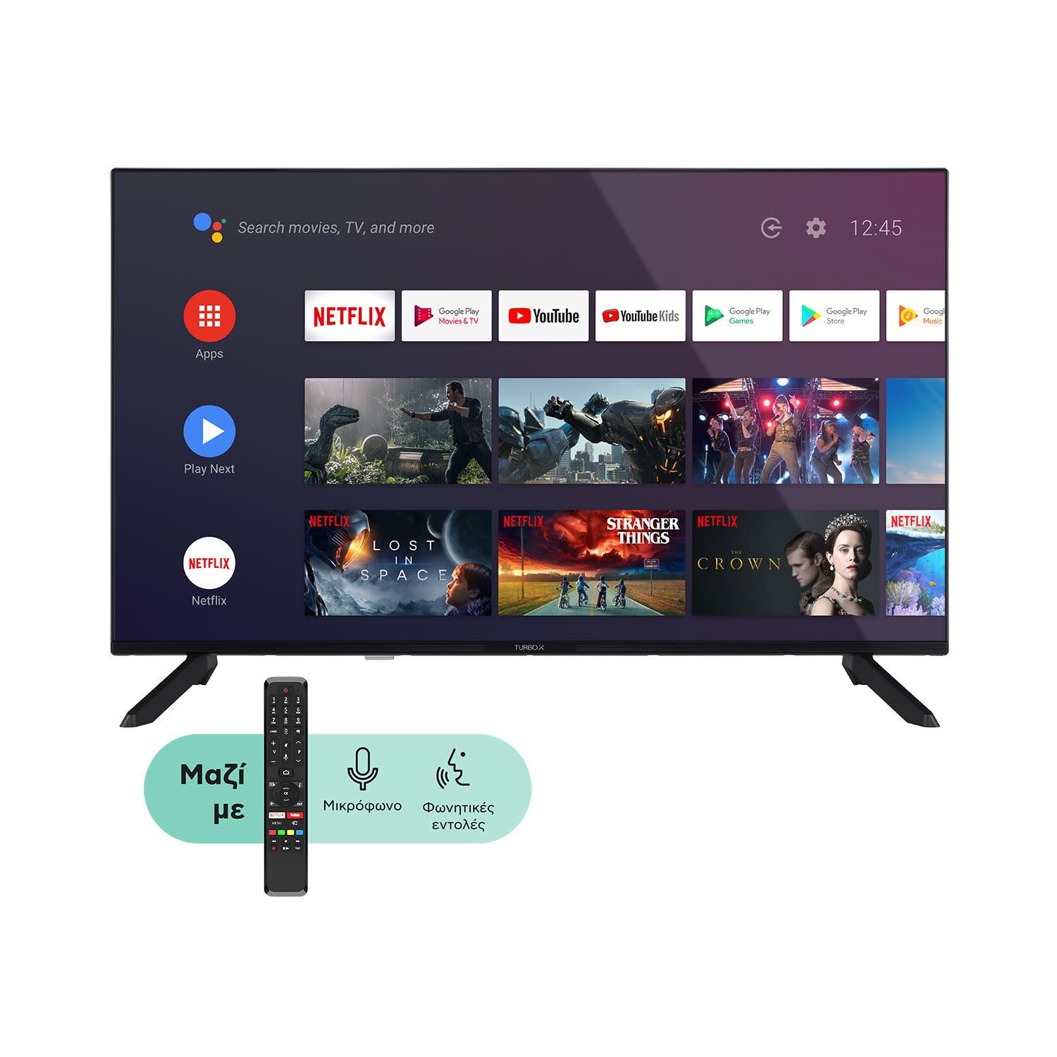 Εικόνα 1 του Turbo-X 4K Android TV 65" TXV-AU6596SMT