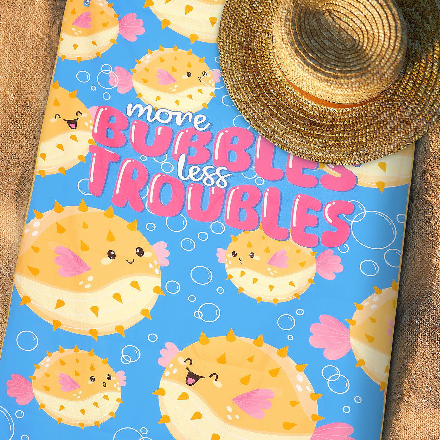 Κάνε κλικ για να δεις την εικόνα 7 του Legami Πετσέτα Θαλάσσης Pufferfish