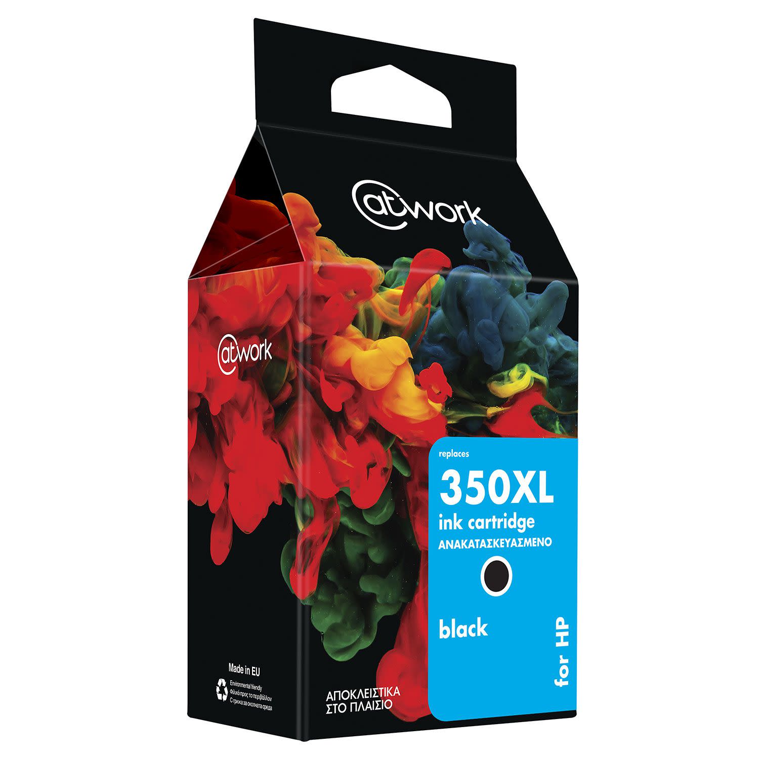 Μελάνι @Work Ανακατασκευασμένο 350XL Black