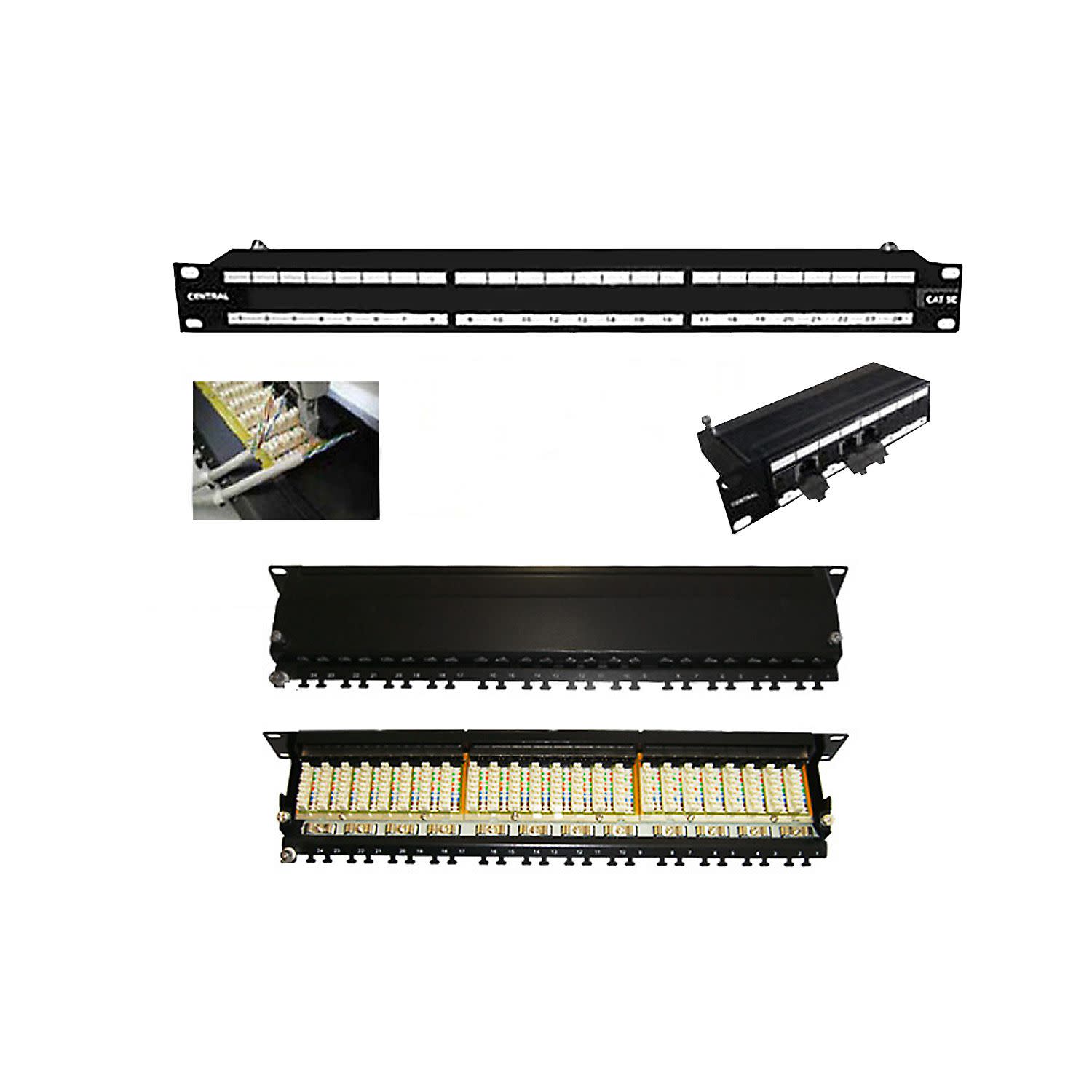 Κάνε κλικ για να δεις την εικόνα 2 του ADC Krone / Central Patch Panel 24 Θέσεων 1U (CAT6E)
