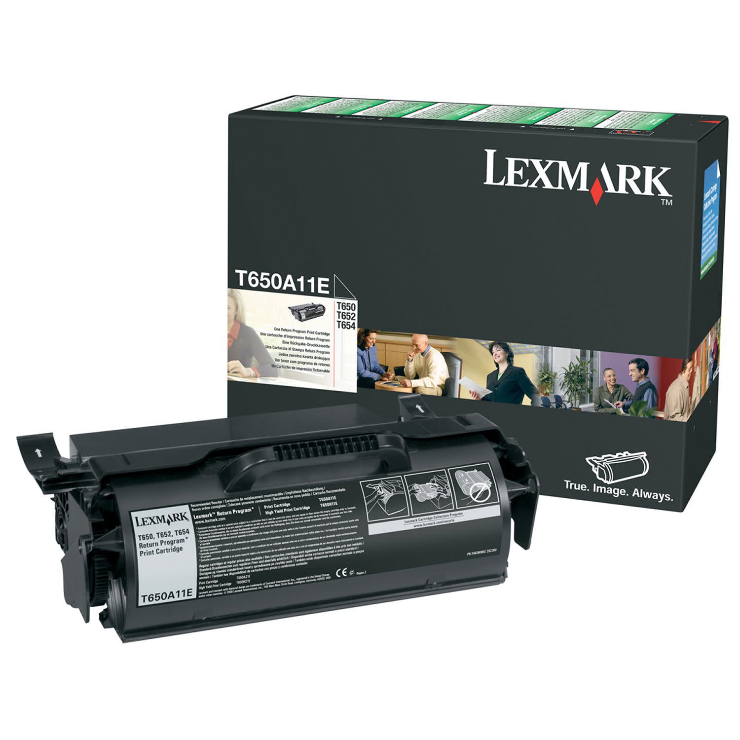Εικόνα 1 του Toner Lexmark T650 Black