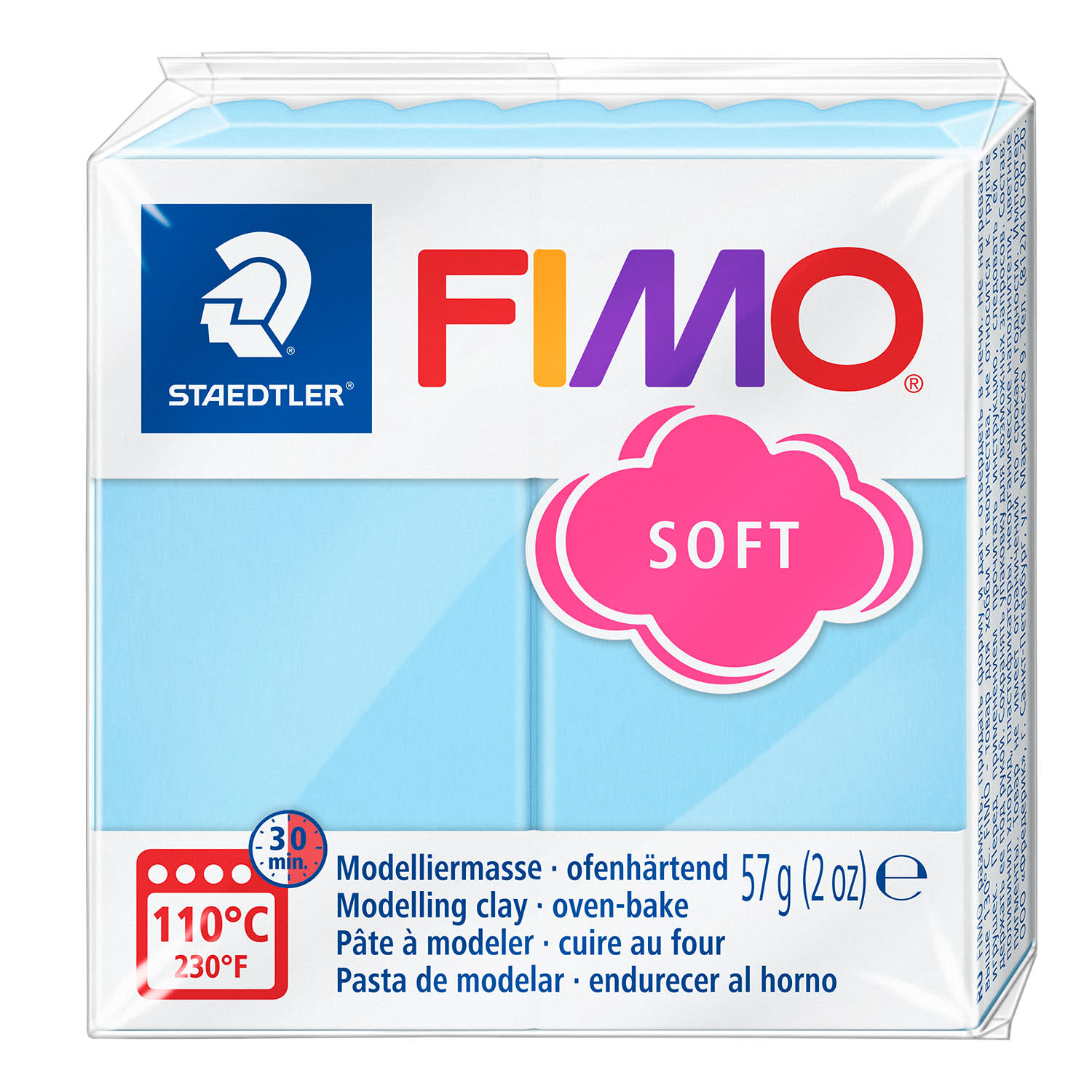 Εικόνα 1 του Πηλός Fimo 57gr - 305 PASTEL AQUA