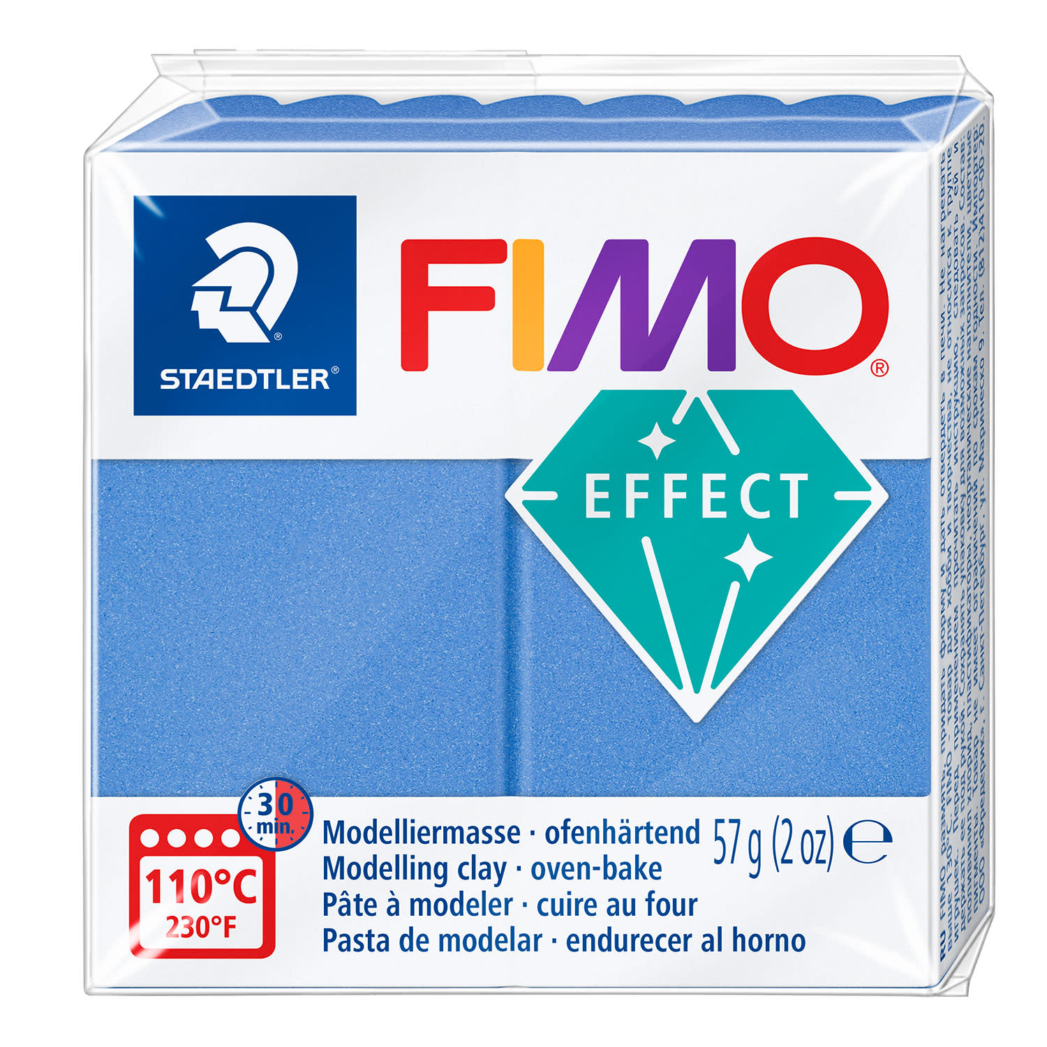 Εικόνα 1 του Πηλός Fimo 56gr, Gemstone Blue Agate