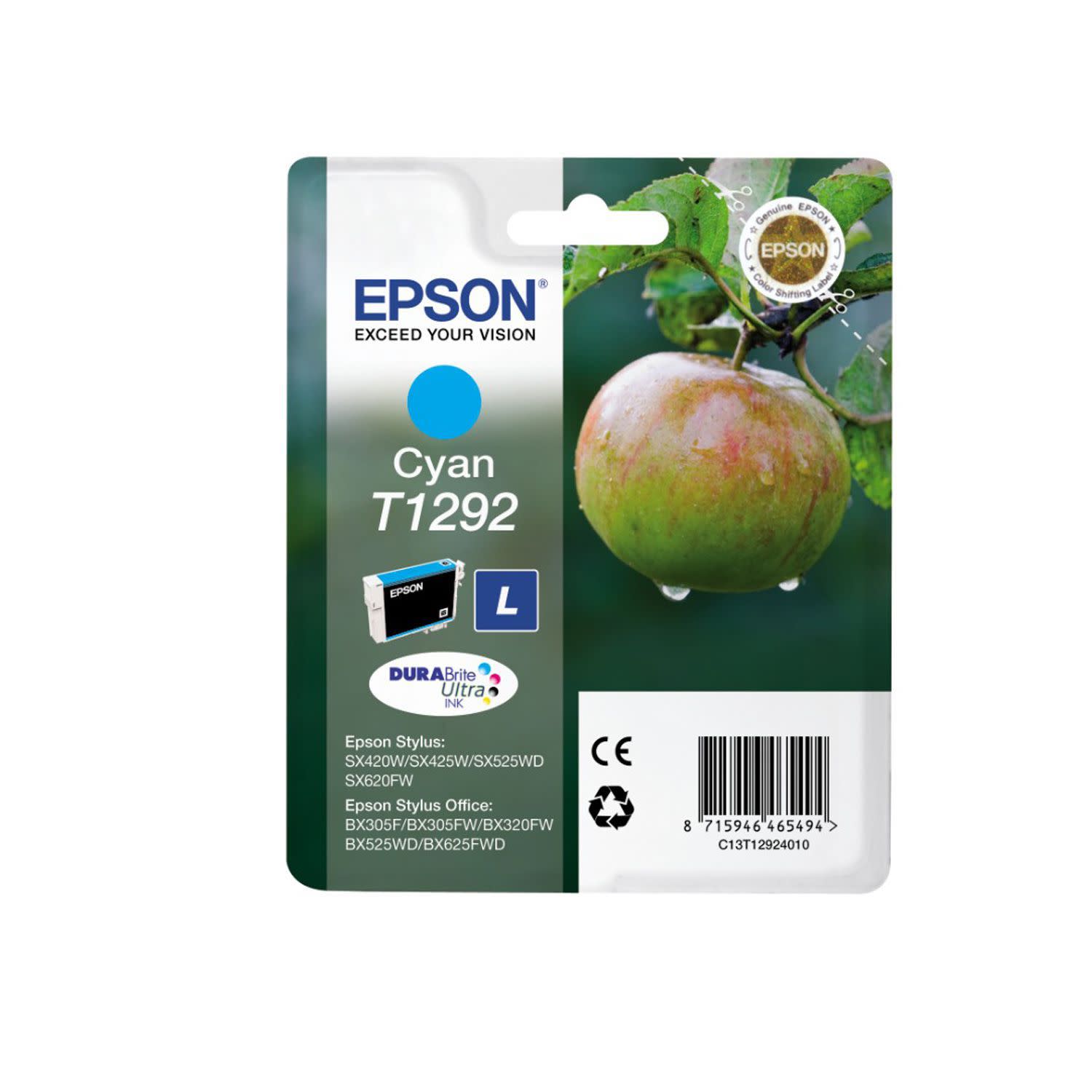 Εικόνα 1 του Μελάνι Epson T1292 Cyan