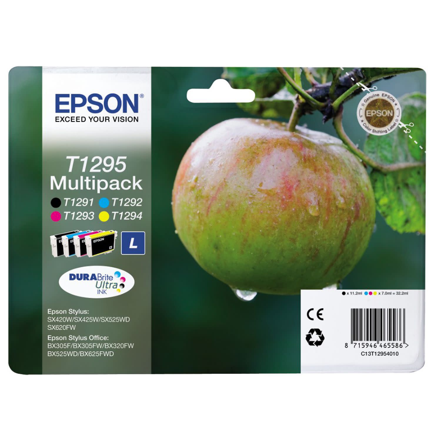 Εικόνα 1 του Μελάνι Epson T1295 (BK-C-M-Y) Multipack