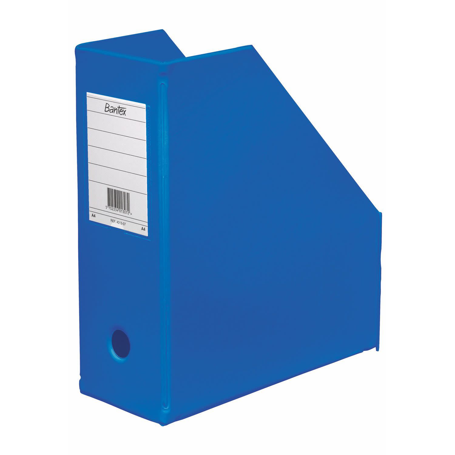 Εικόνα 1 του Θήκη Περιοδικών Πλαστικοποιημένη Πτυσσόμενη Α4+, Μπλε
