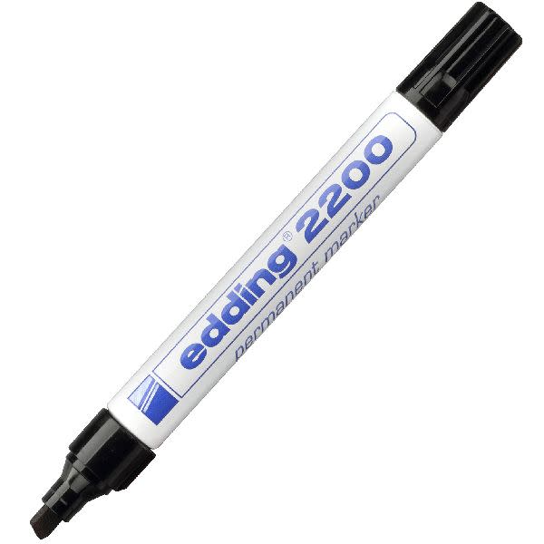 Εικόνα 5 του Edding Μαρκαδόρος Ανεξίτηλος με πλακέ μύτη 2200