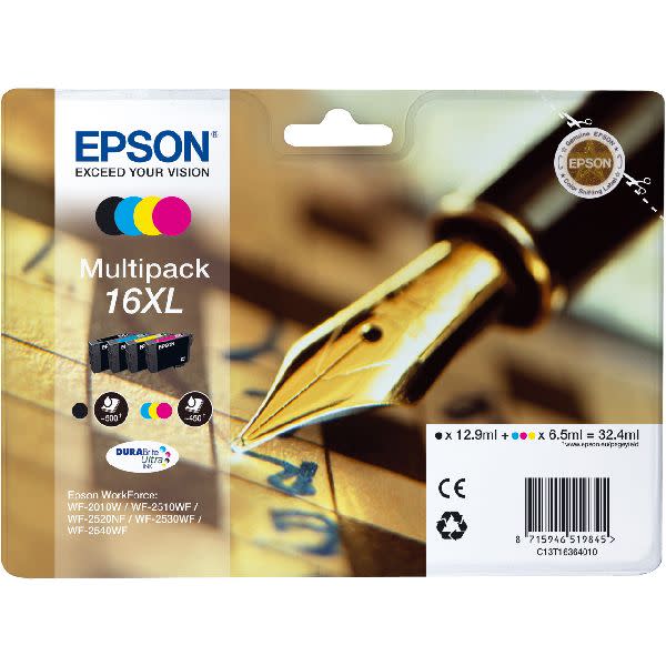 Εικόνα 1 του Μελάνι Epson 16XL (BK-C-M-Y) Multipack