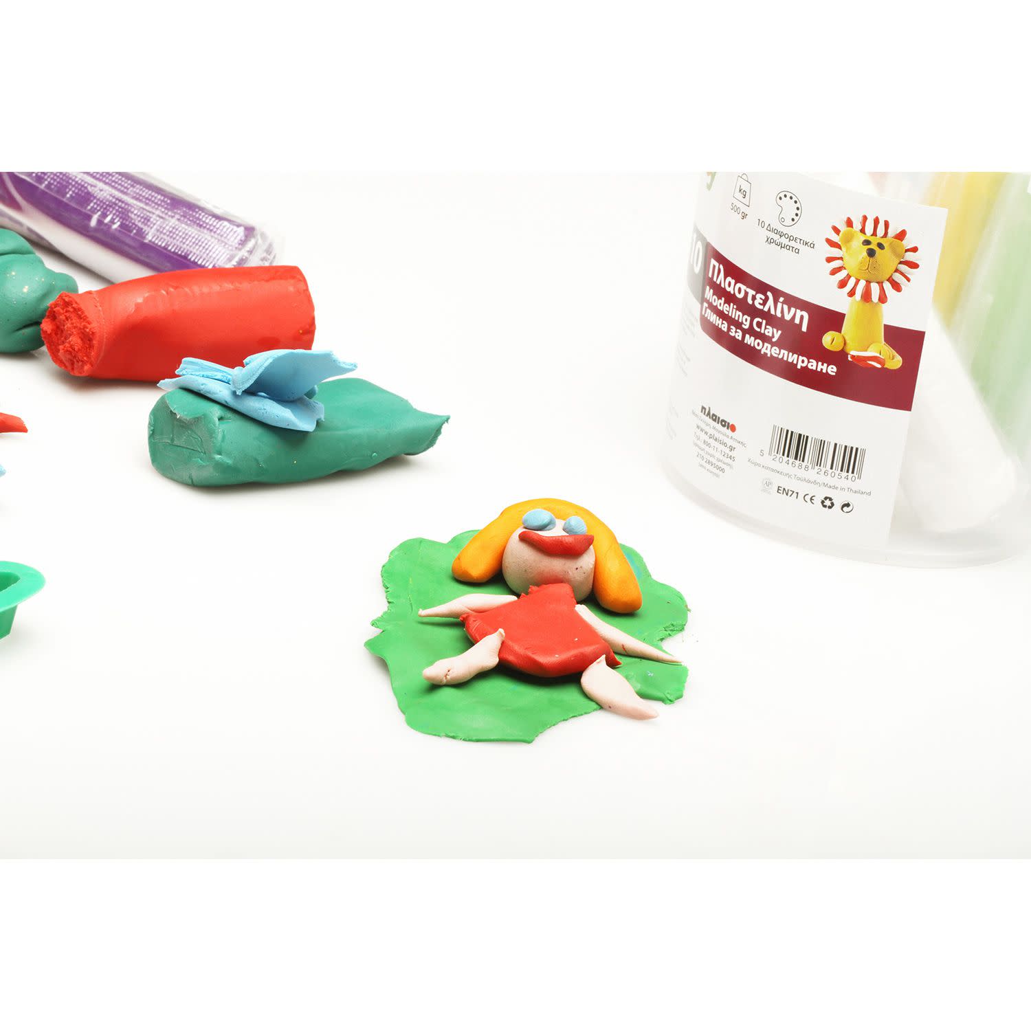 Εικόνα 3 του Goomby Πλαστελίνη Δοχείο 500gr 10τεμ.