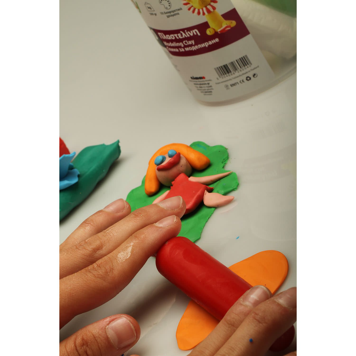 Εικόνα 4 του Goomby Πλαστελίνη Δοχείο 500gr 10τεμ.