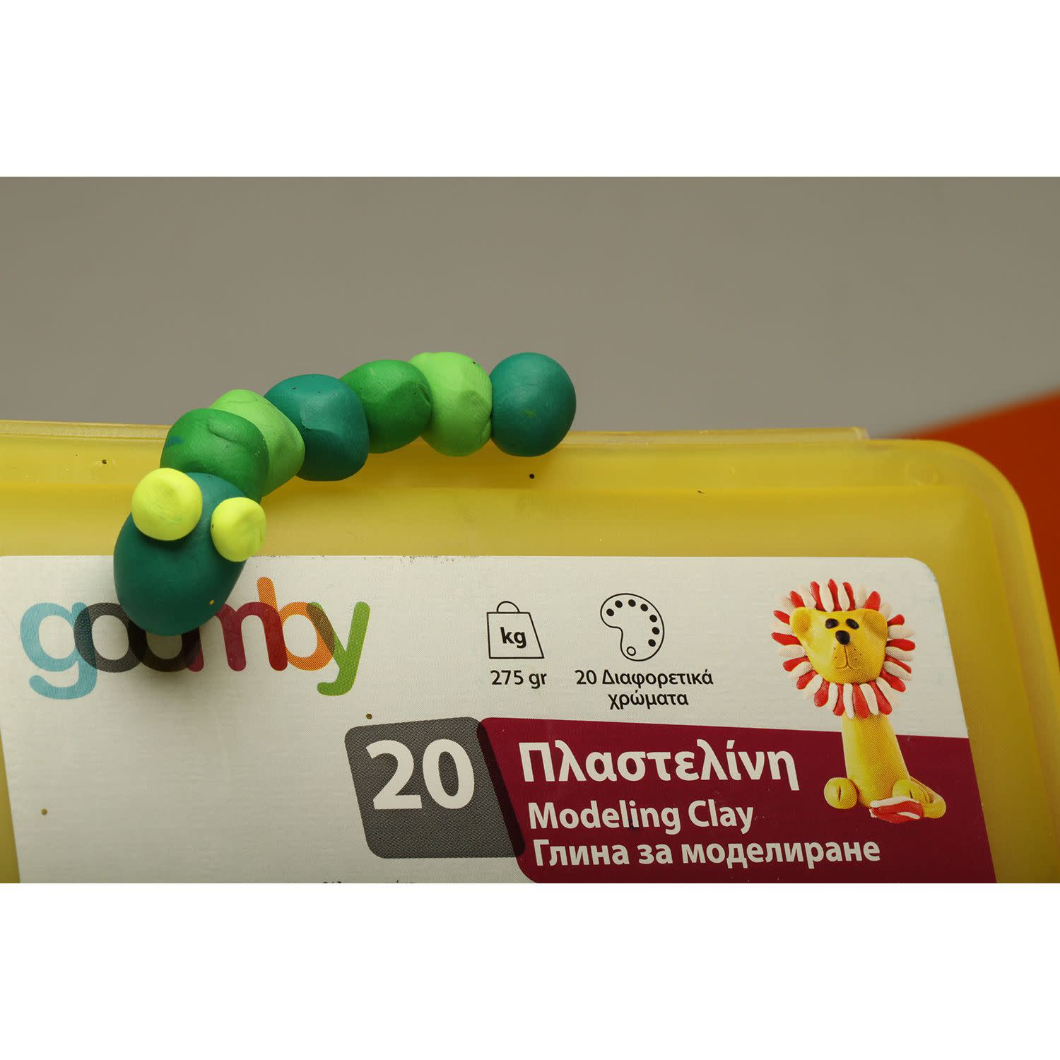 Εικόνα 6 του Goomby Πλαστελίνη Δοχείο 500gr 10τεμ.