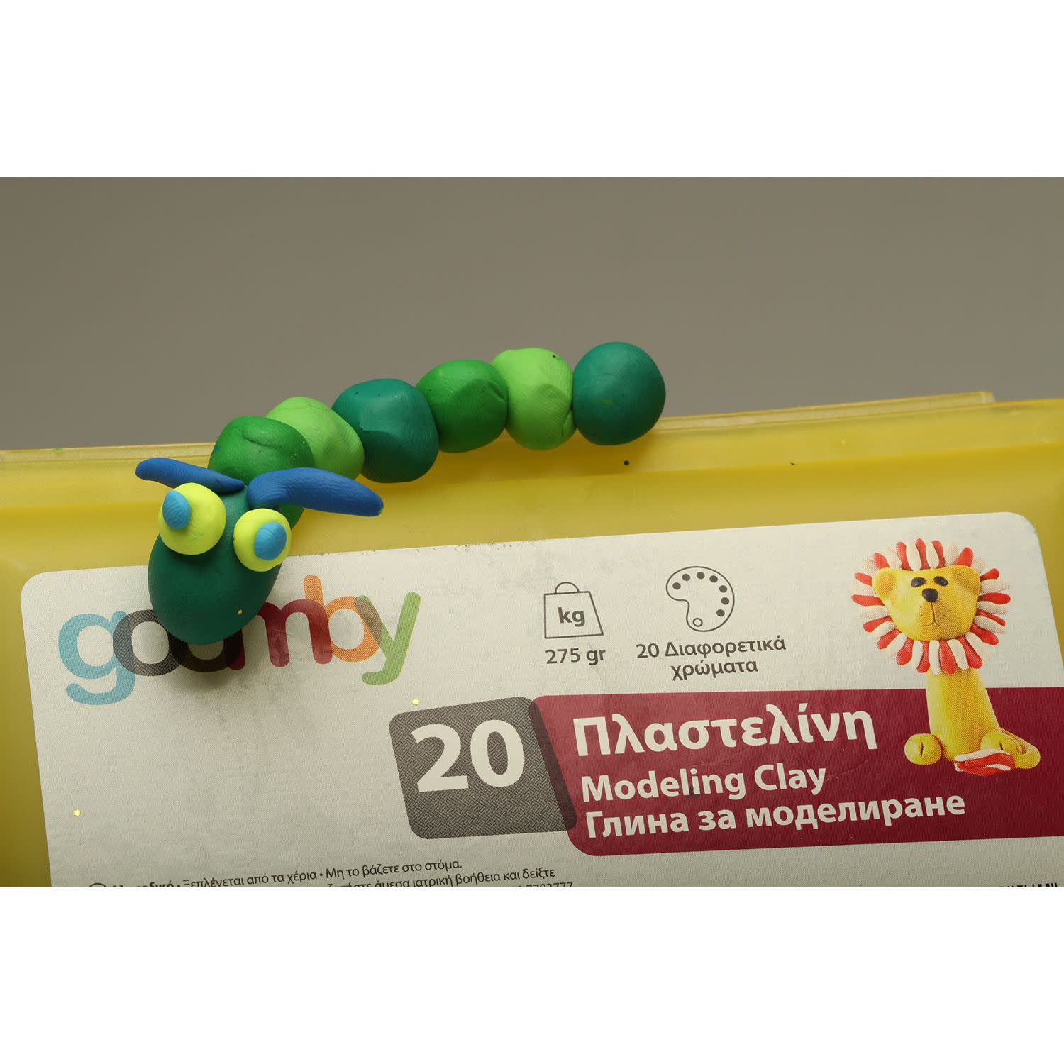 Εικόνα 7 του Goomby Πλαστελίνη Δοχείο 500gr 10τεμ.