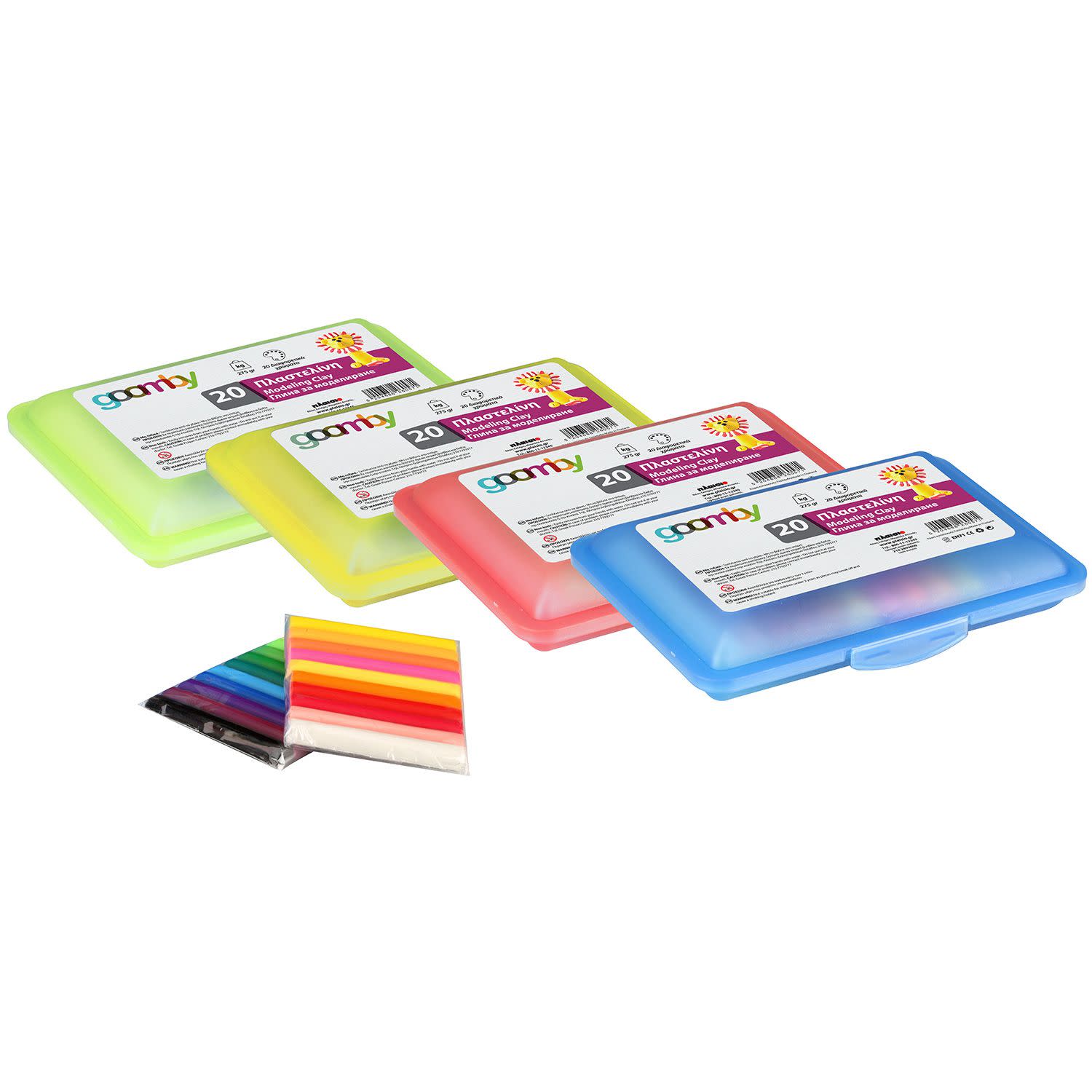 Εικόνα 1 του Goomby Πλαστελίνη 275gr 20τεμ.