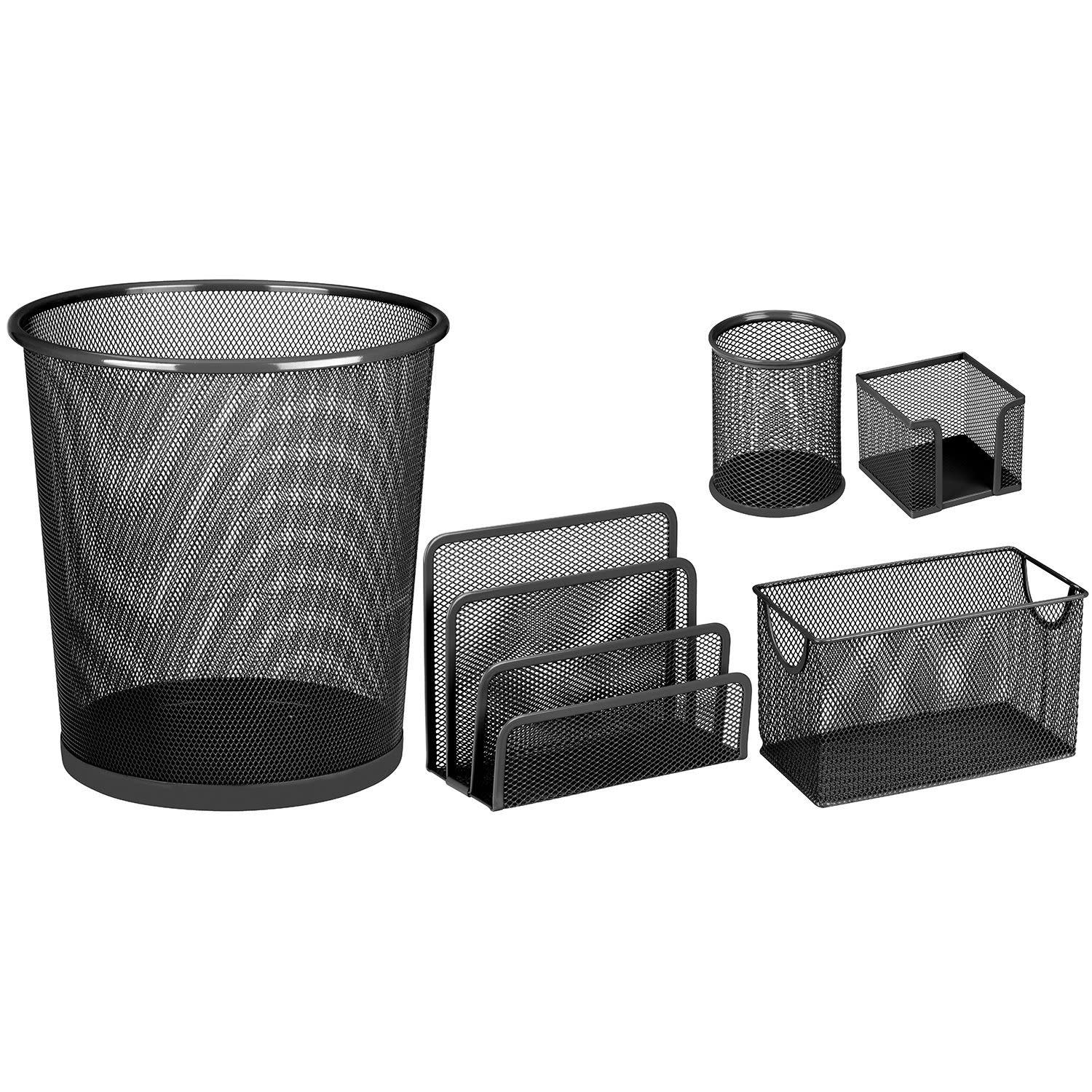 Εικόνα 1 του Σετ Οργάνωσης Γραφείου Μεταλλικό (5τεμ) - 10 ΜΑΥΡΟ