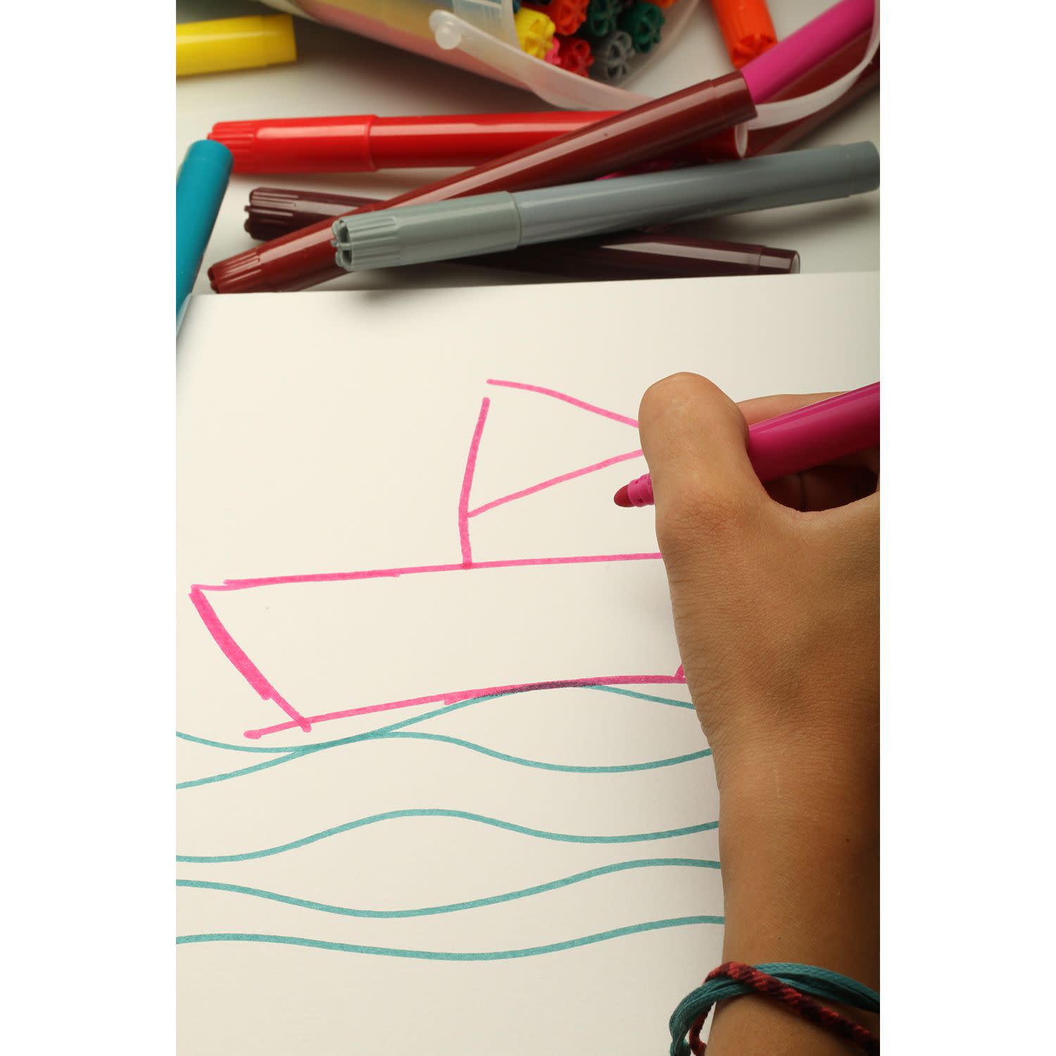 Εικόνα 7 του Goomby Μαρκαδόροι Ζωγραφικής Jumbo PP Drum 36τεμ.