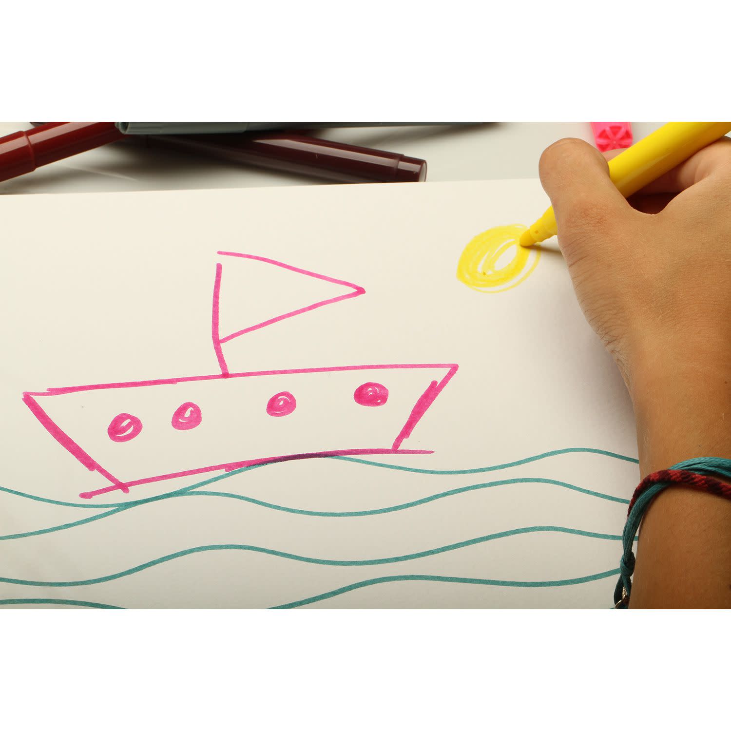 Εικόνα 10 του Goomby Μαρκαδόροι Ζωγραφικής Jumbo PP Drum 36τεμ.