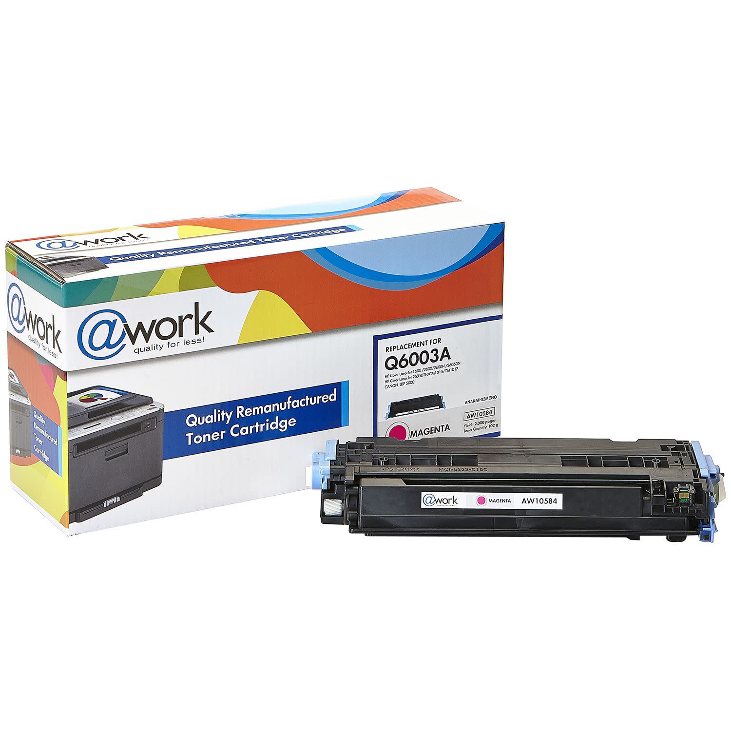 Εικόνα 1 του Toner @Work Συμβατό Q6003A Magenta
