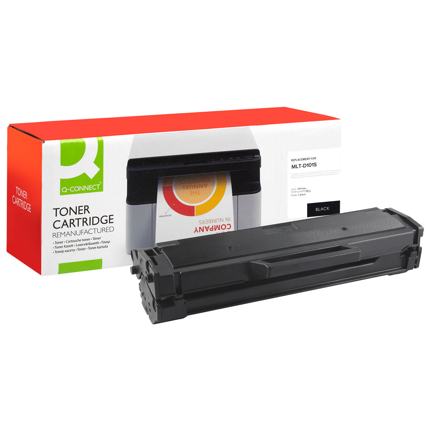 Εικόνα 1 του Toner Q-Connect Ανακατασκευασμένο MLT-D101S Black