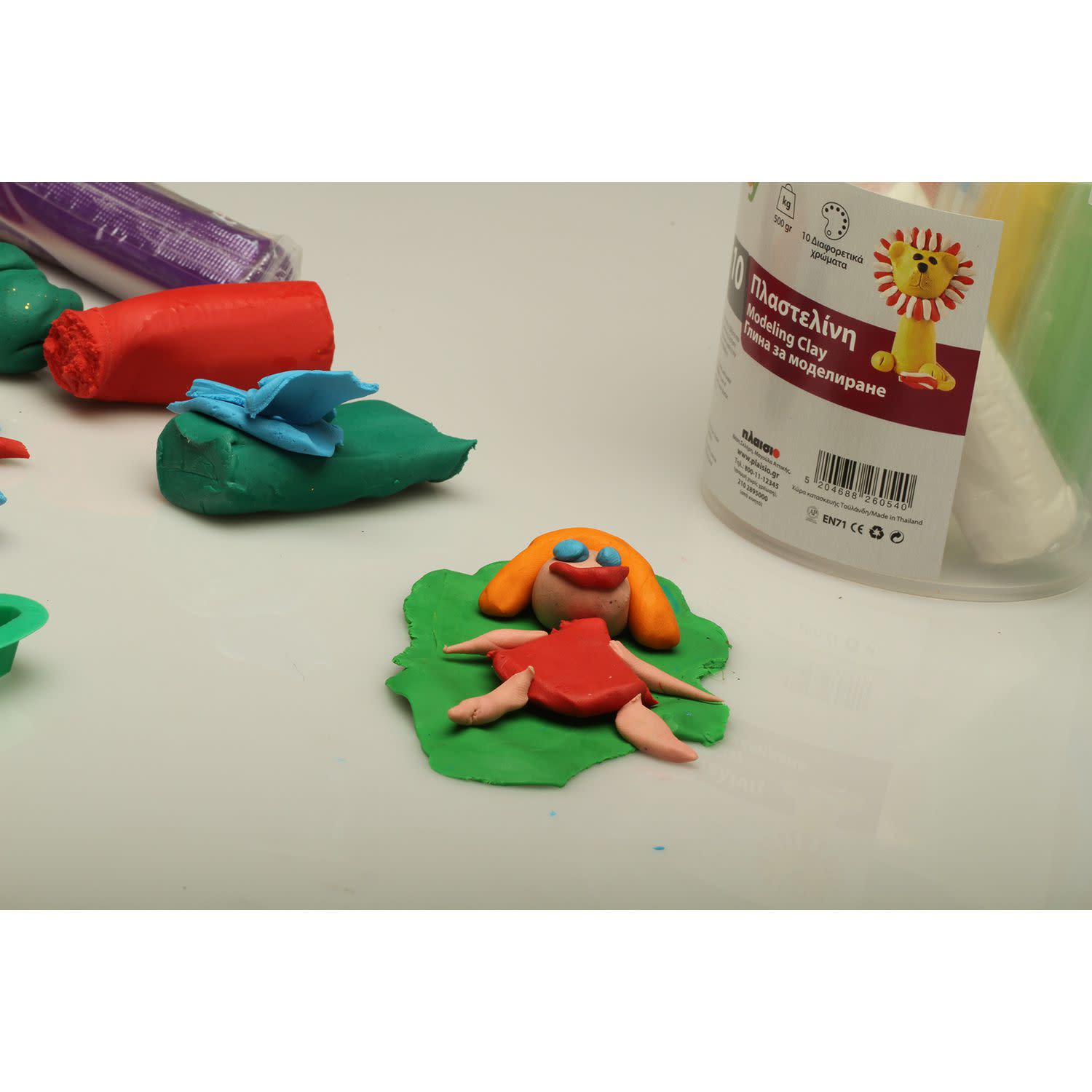 Εικόνα 3 του Πλαστελίνη & Καλούπια 12+4τεμ.