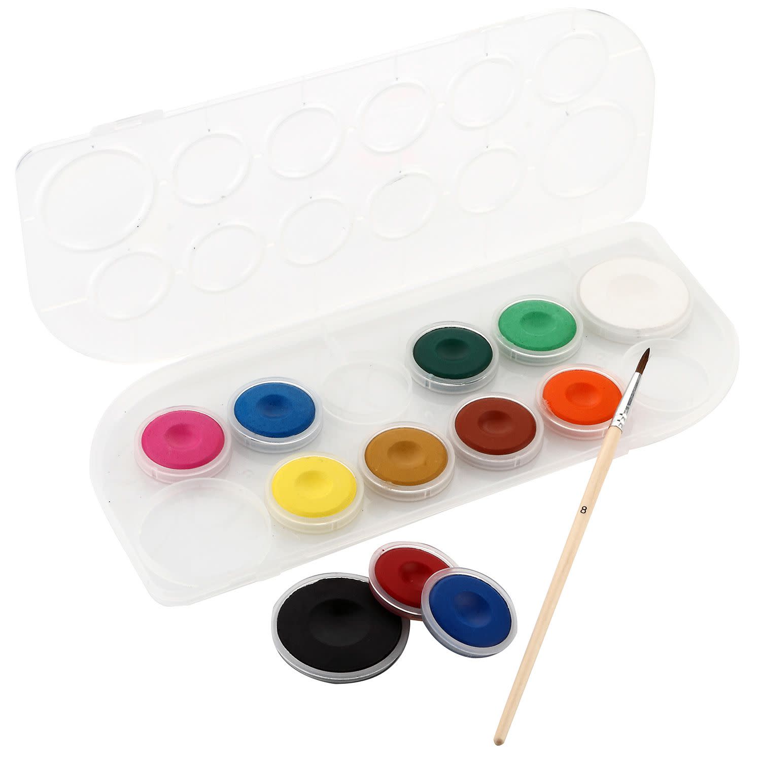 Εικόνα 5 του Goomby Σετ Νερομπογιές 12 Τεμ.