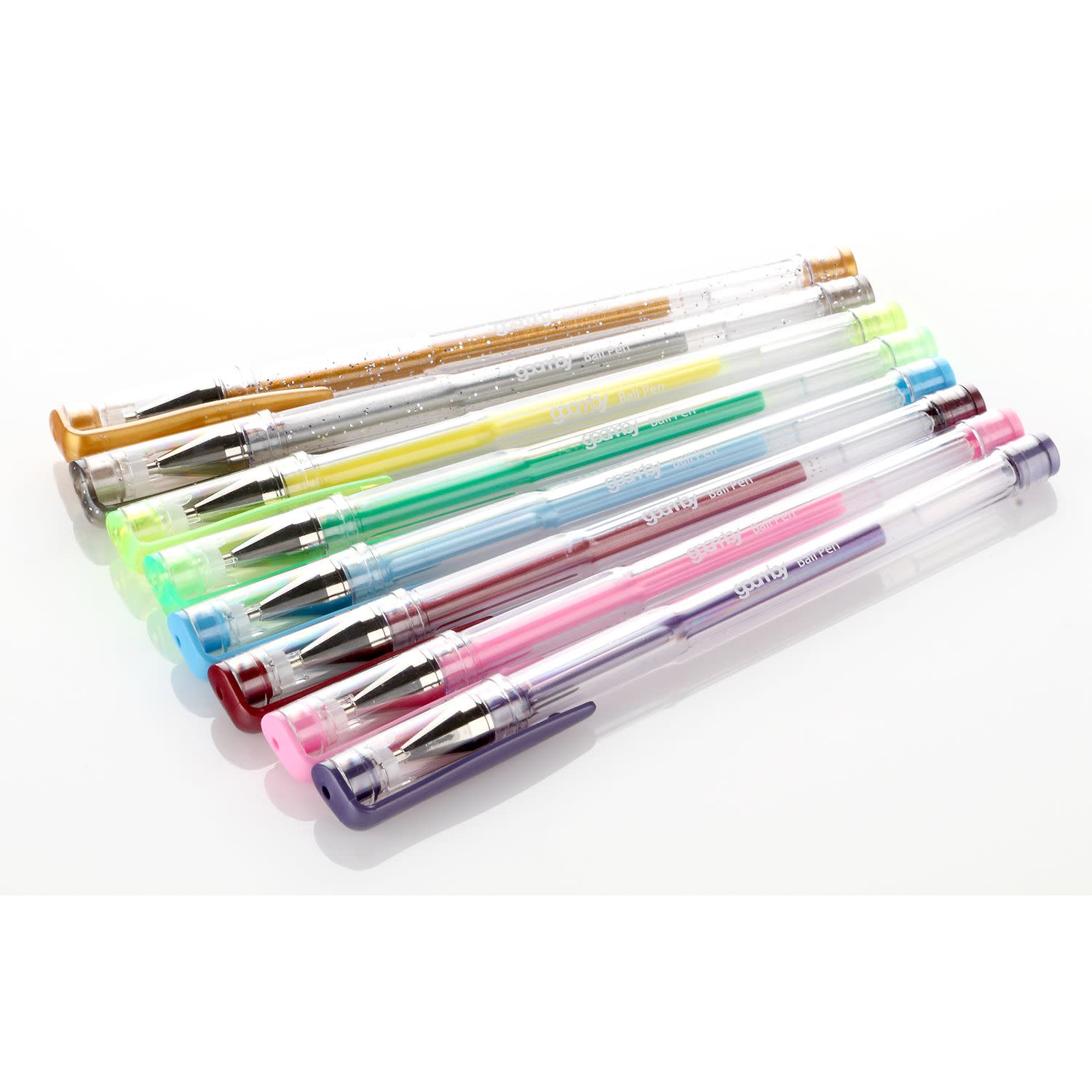 Εικόνα 4 του Goomby Στυλό Gel Glitter & Metal Πάχος Μύτης 0.7mm 8τεμ.