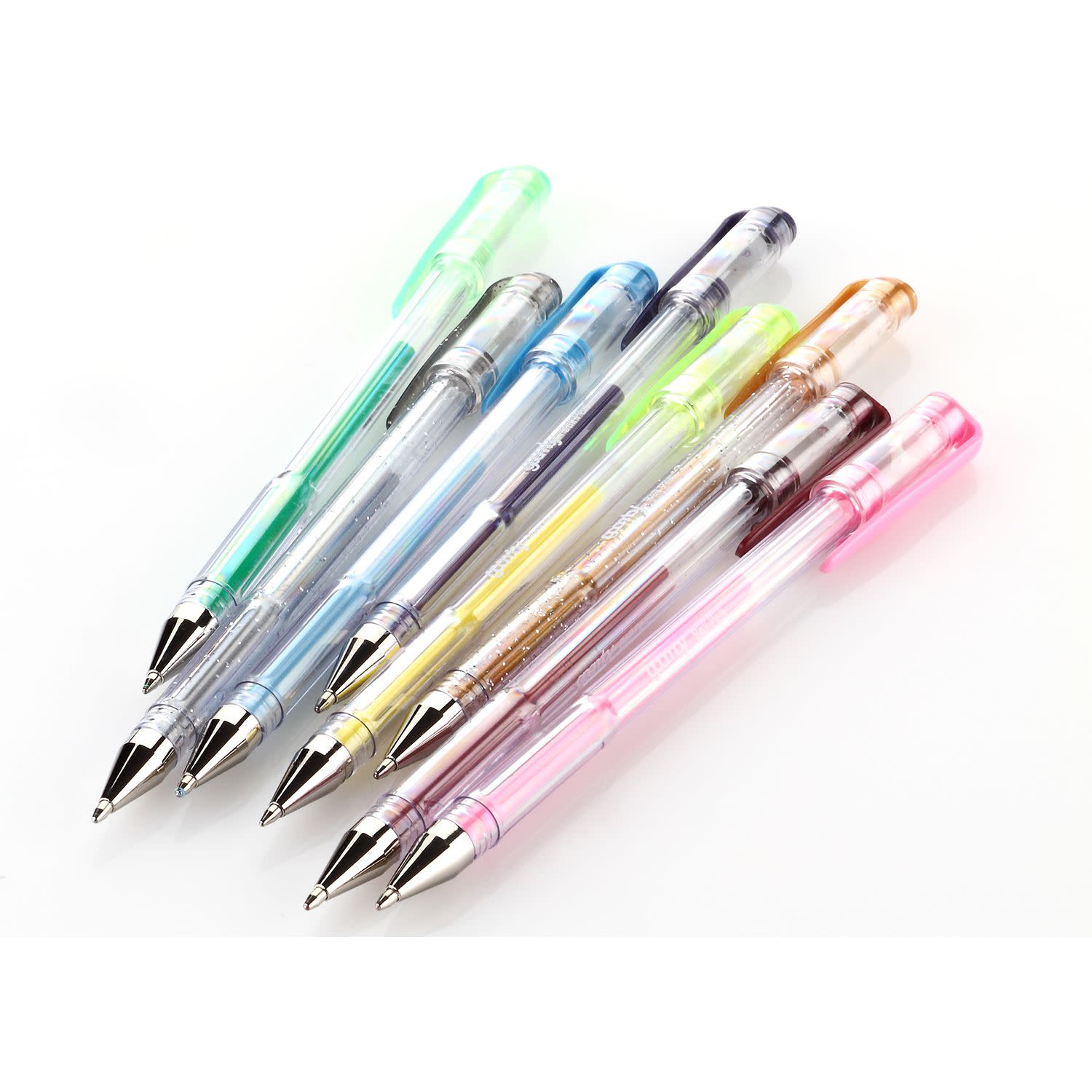 Εικόνα 5 του Goomby Στυλό Gel Glitter & Metal Πάχος Μύτης 0.7mm 8τεμ.