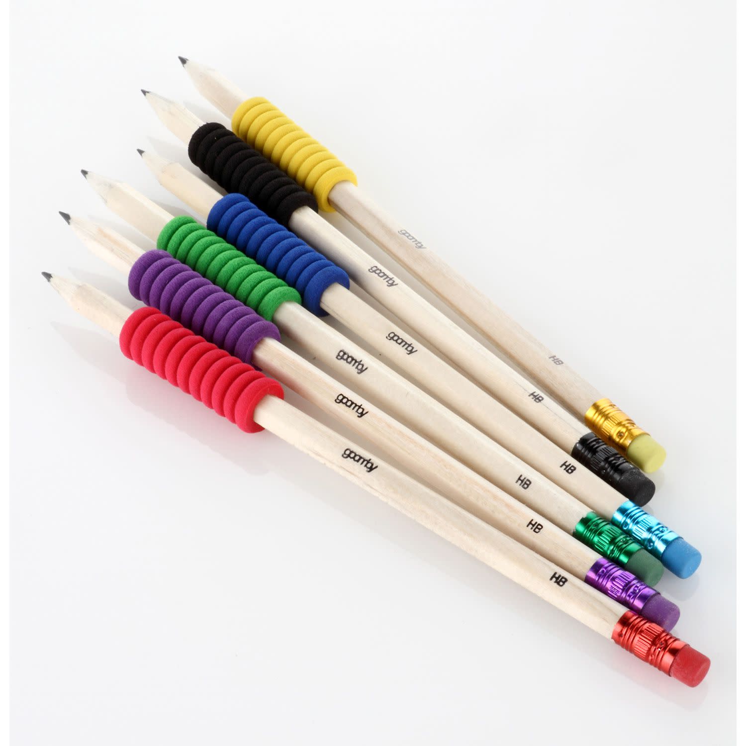 Εικόνα 6 του Goomby Μολύβια με Γόμα Soft Grip HB 6τεμ.