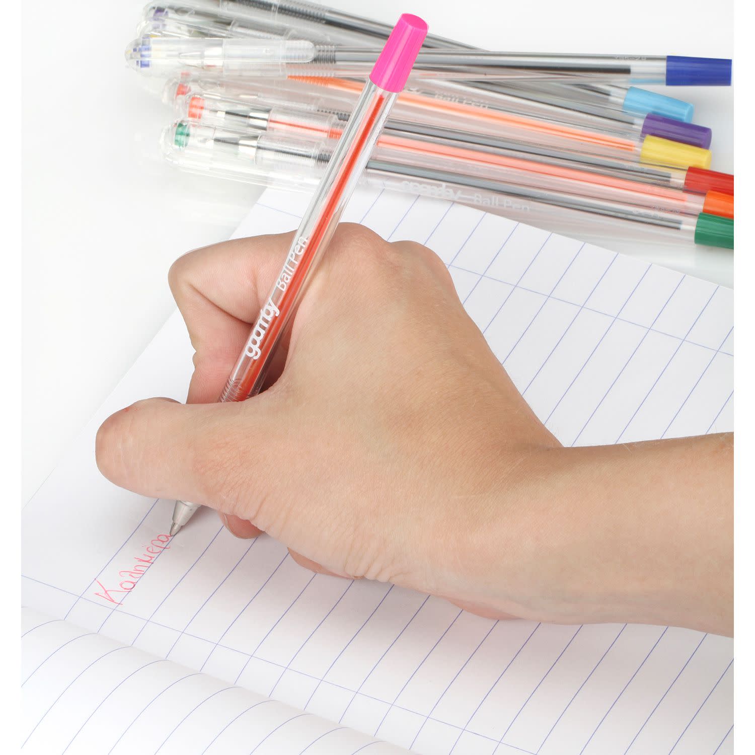 Κάνε κλικ για να δεις την εικόνα 6 του Goomby Στυλό Διαρκείας 8 Χρώματα Με Κλιπ & Πάχος Μύτης 1.0mm 8τεμ.