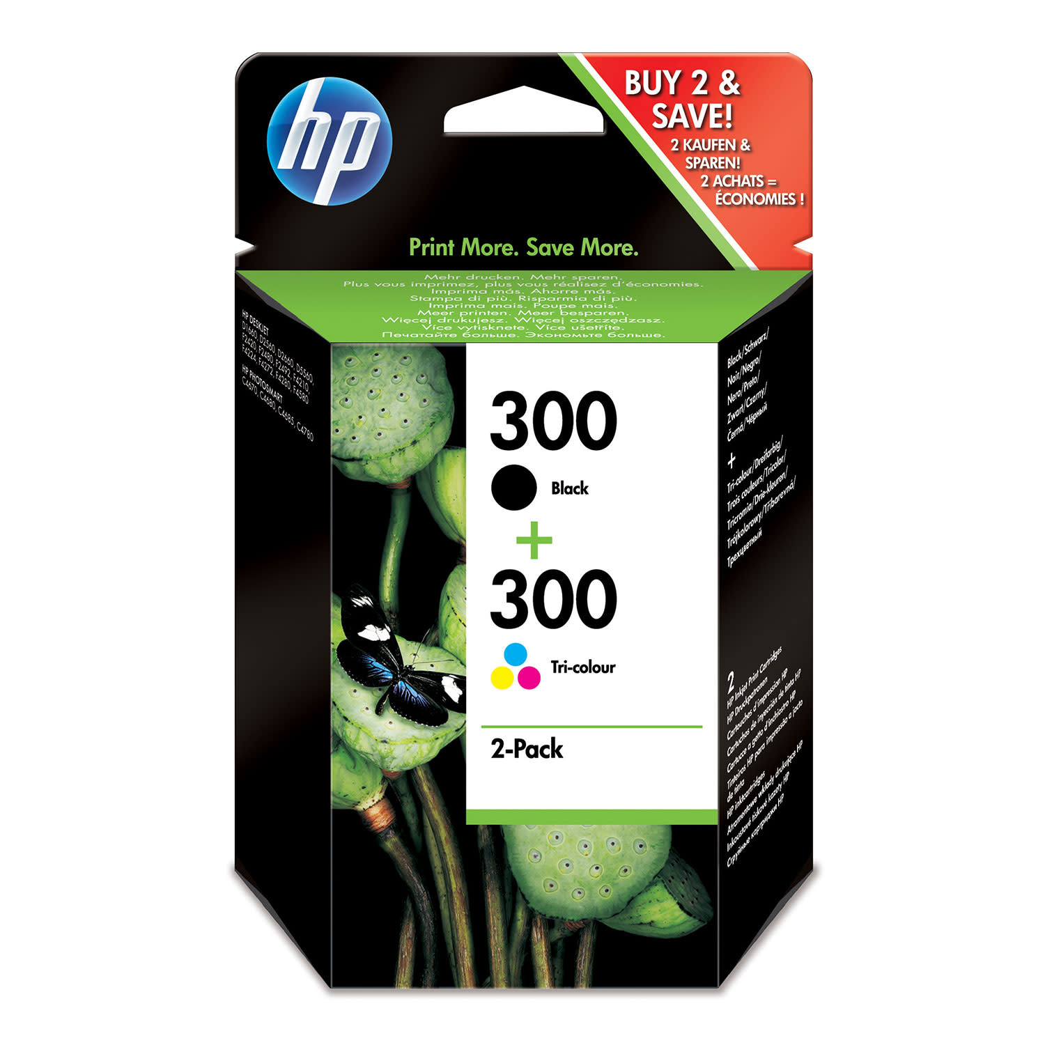 Εικόνα 1 του Μελάνι HP 300 (BK-CL) Multipack