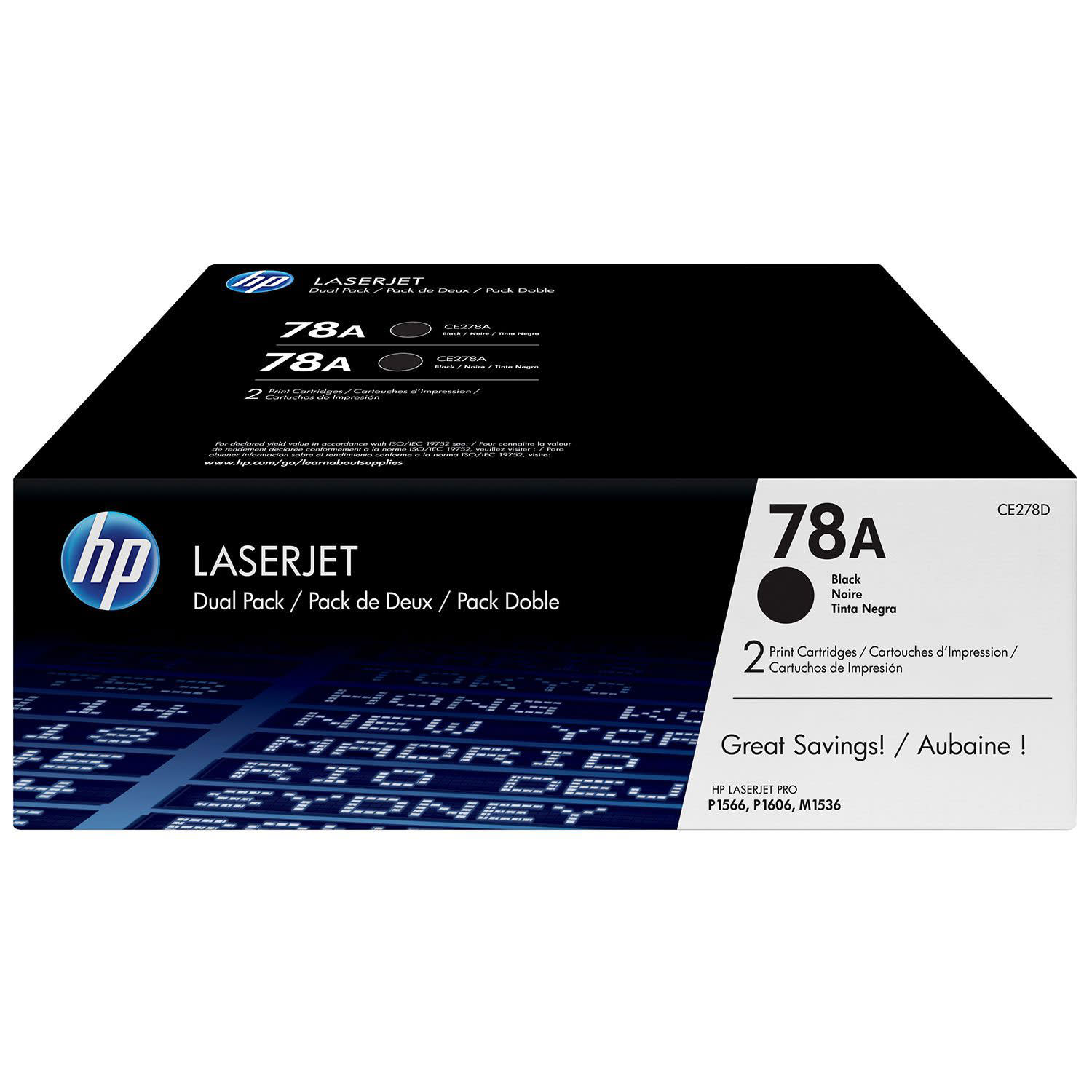 Εικόνα 1 του Toner HP 78A Black Dual pack