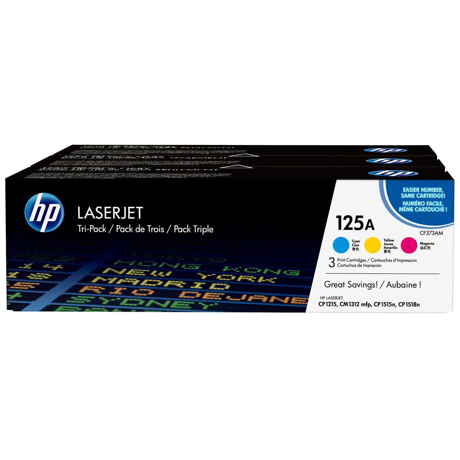 Εικόνα 1 του Toner HP 125A (C-M-Y) Multipack