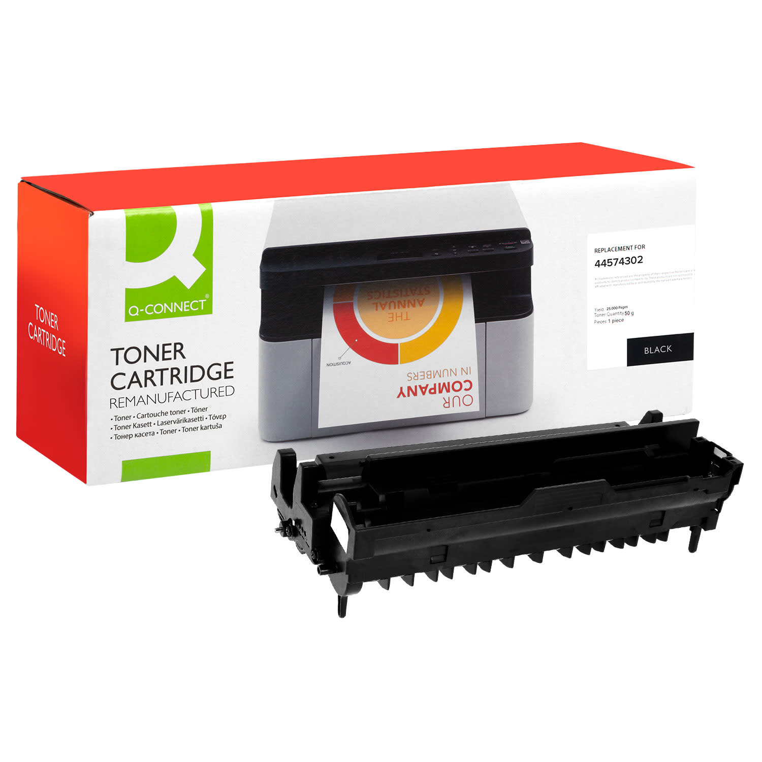 Εικόνα 1 του Drum Q-Connect B411/B431 / 44574302 Black