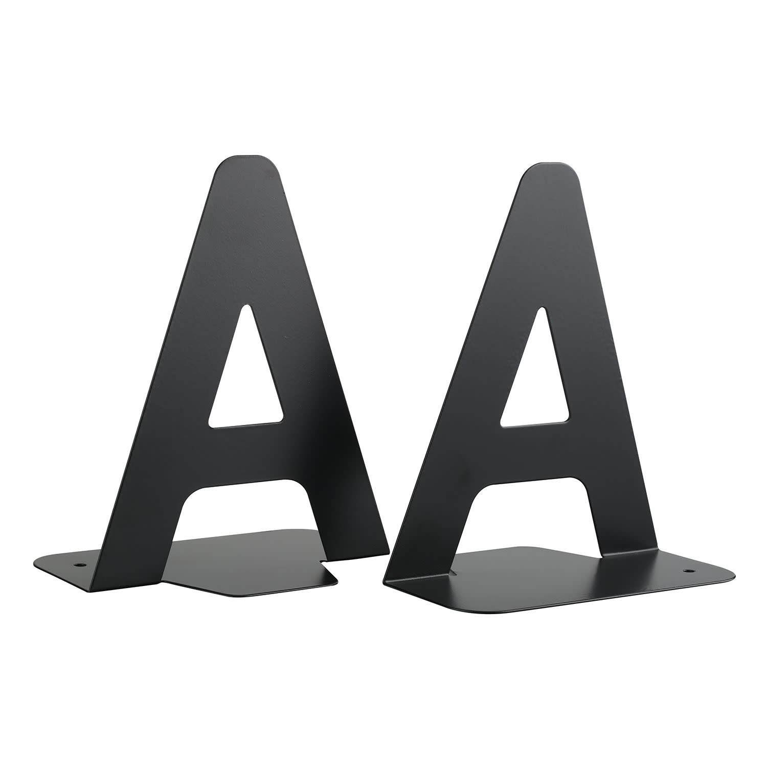 Εικόνα 1 του Βιβλιοστάτης Μεταλλικός Σετ 2 Τεμ. - 10 ΜΑΥΡΟ