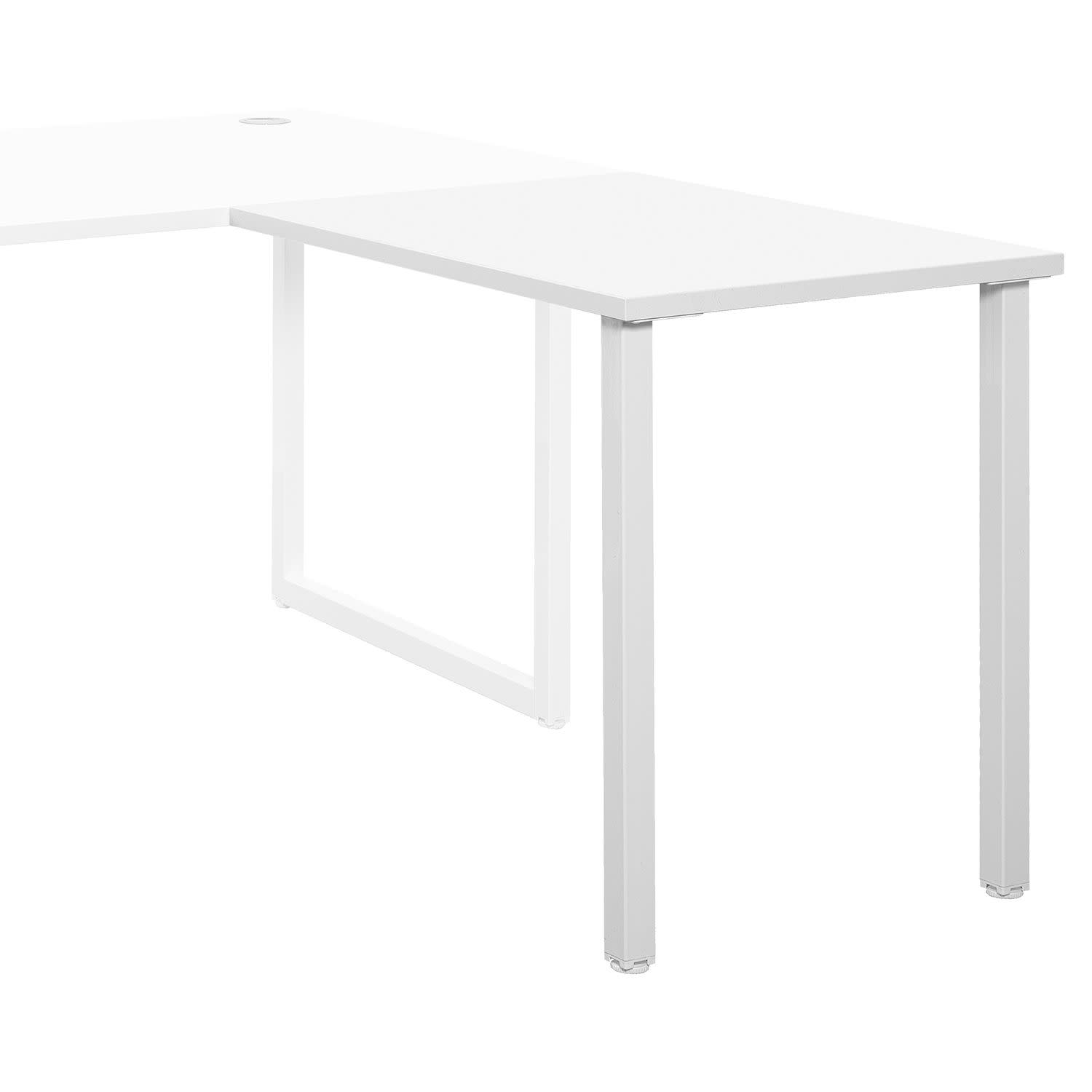 Quadrifoglio Προέκταση Γραφείου Industrial White (Λευκός σκελετός) 80x60cm