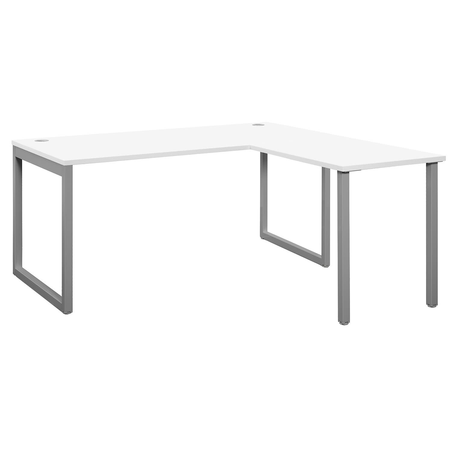 Εικόνα 2 του Quadrifoglio Γραφείο Industrial White (Γκρι σκελετός) 140x80cm