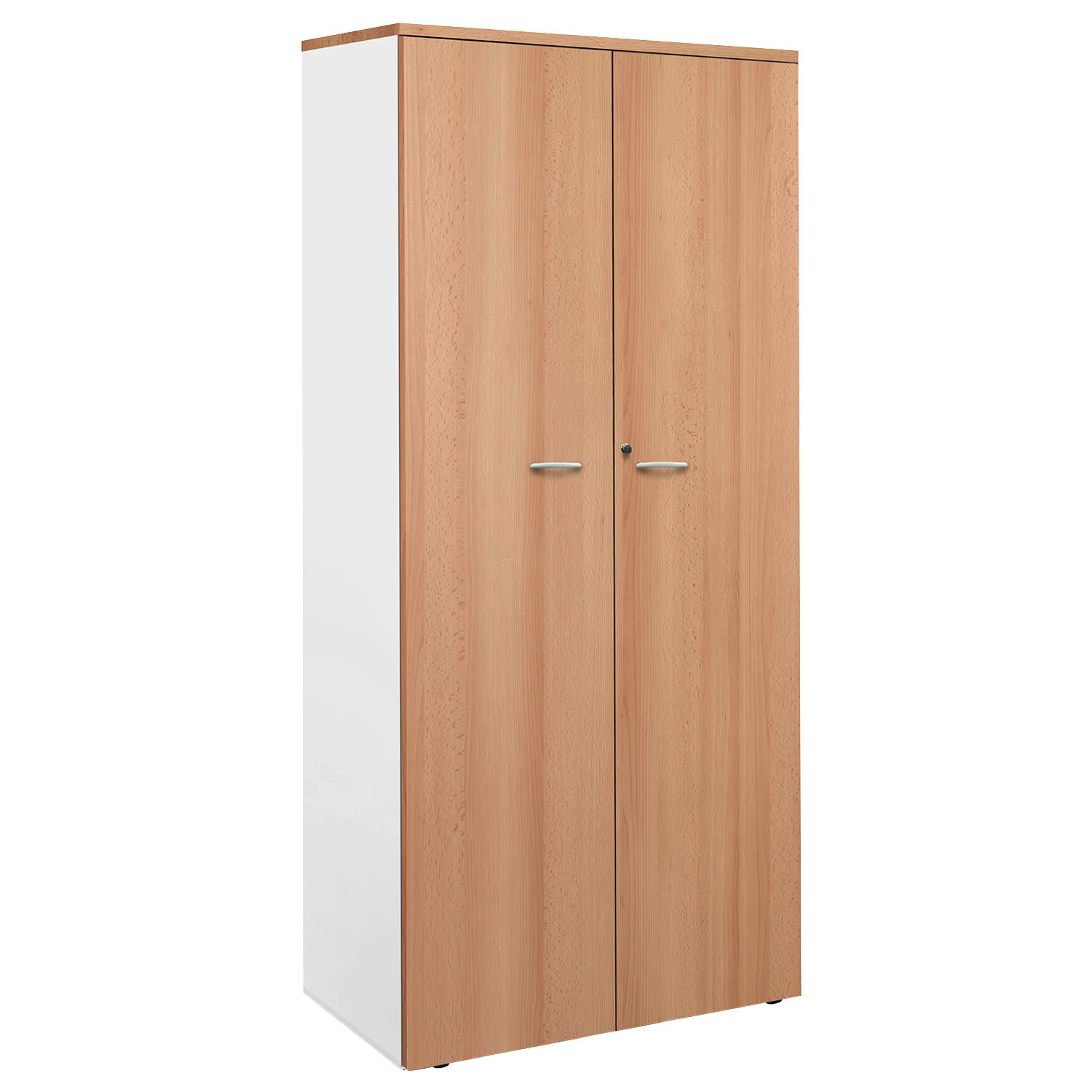 Quadrifoglio Ερμάριο Walnut 90x200cm ( Λευκός Σκελετός )