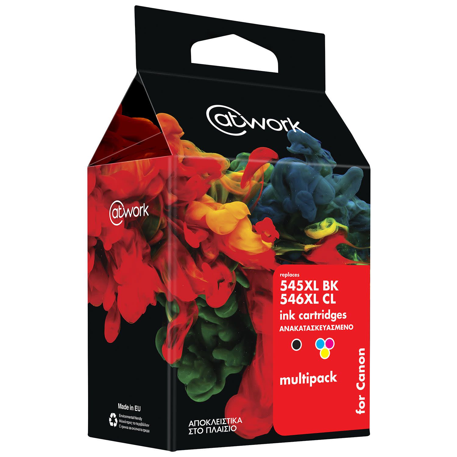 Μελάνι @Work Ανακατασκευασμένο PG-545XL/CLI-546XL (BK-CL)