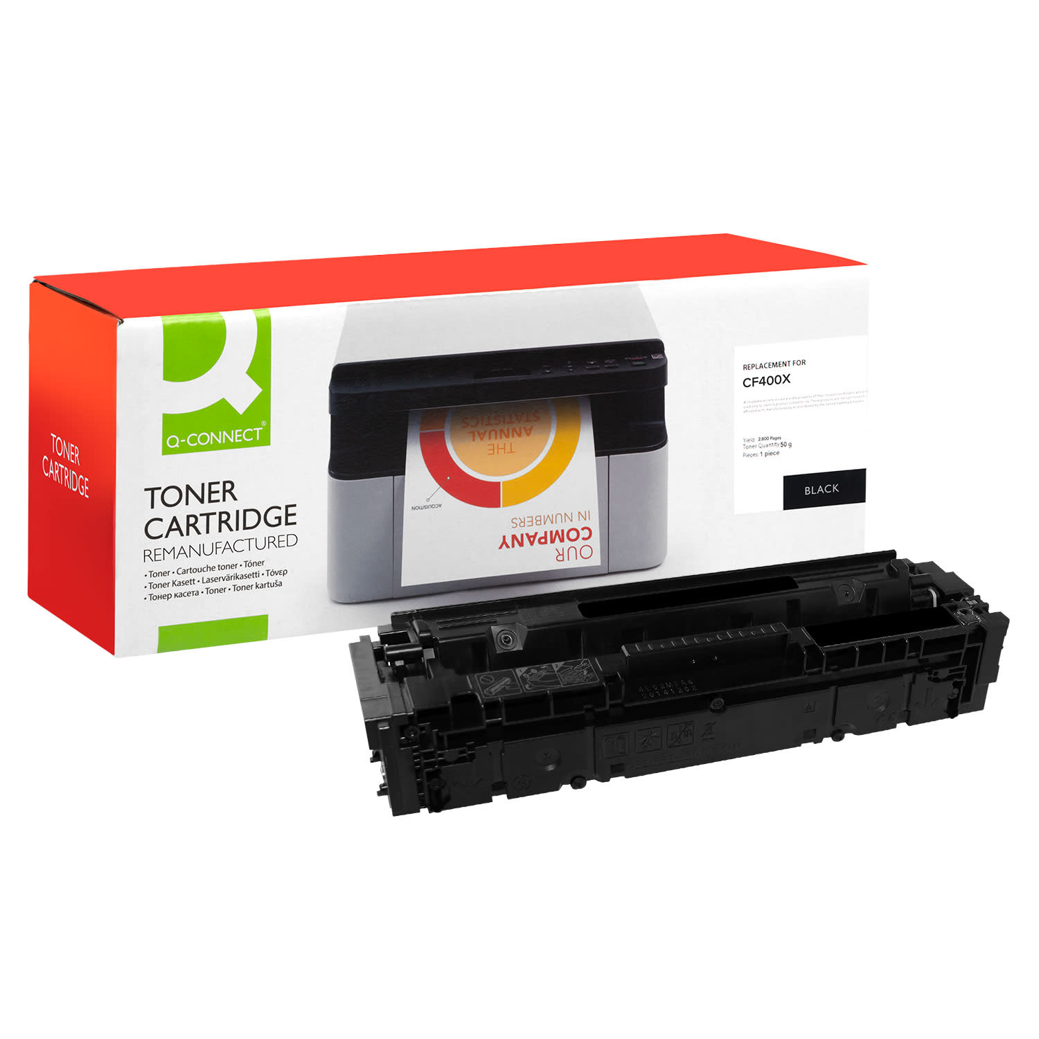 Εικόνα 1 του Toner Q-Connect 201X / CF400X Black