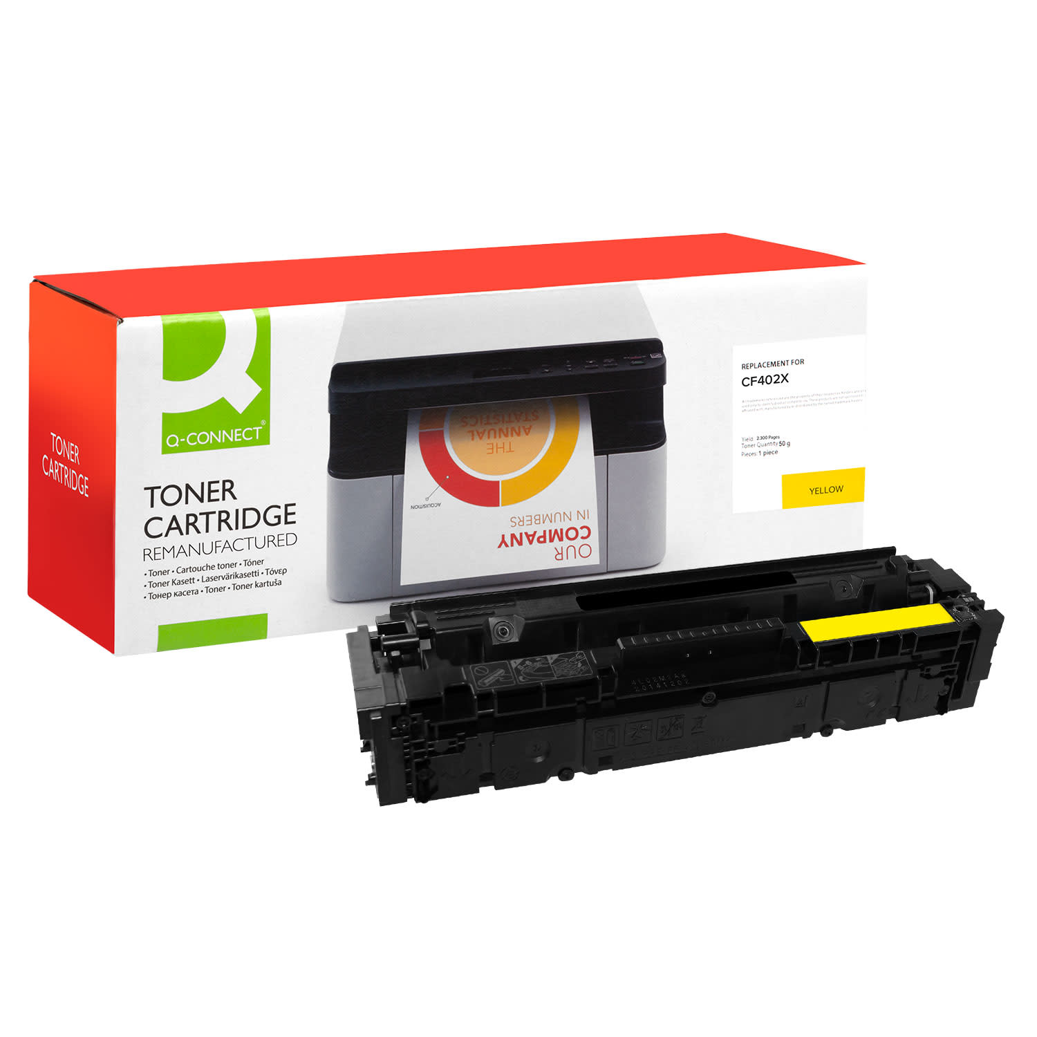Εικόνα 1 του Toner Q-Connect 201X / CF402X Yellow
