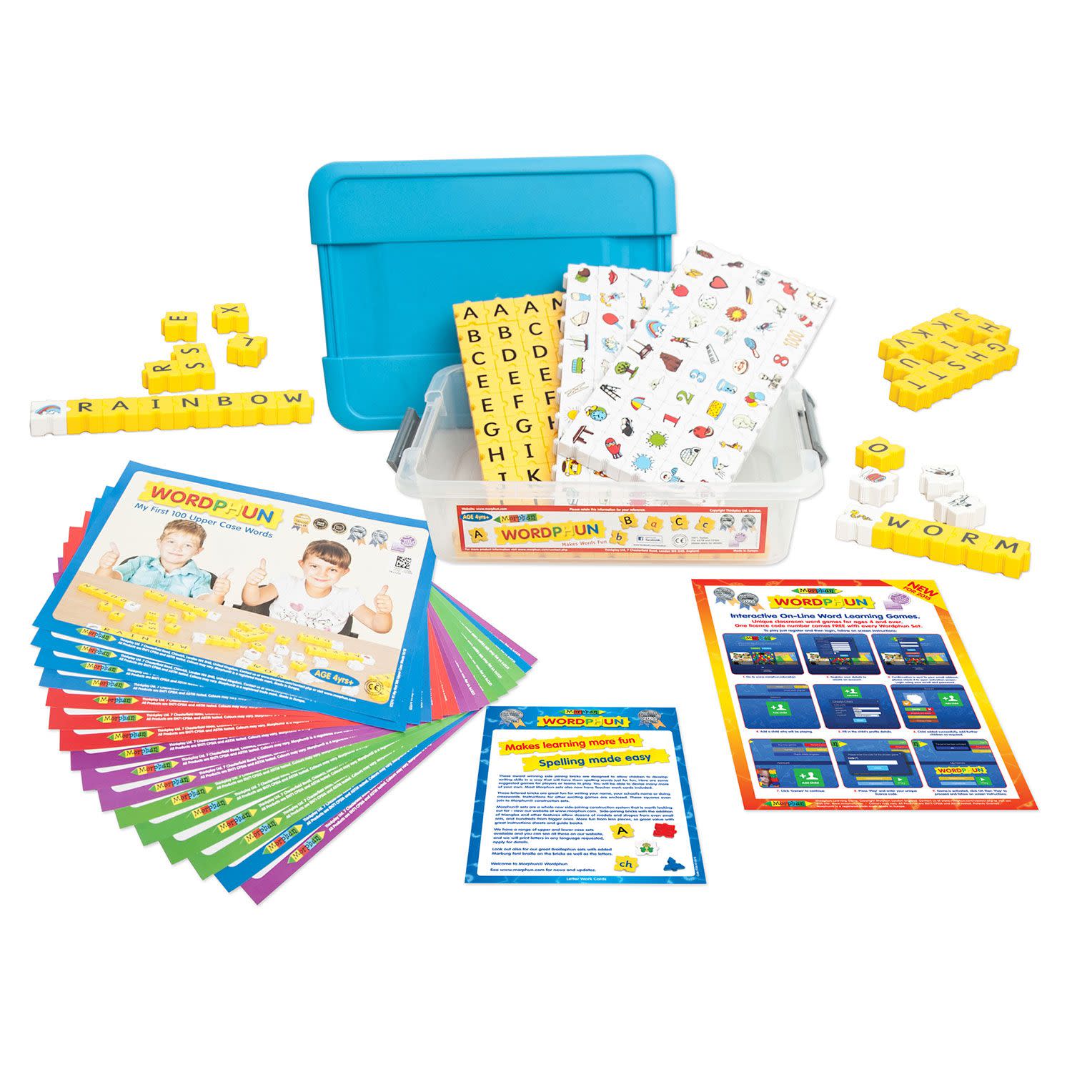 Εικόνα 1 του Morphun Σετ Κεφαλαίων Γραμμάτων & 100 Εικόνες