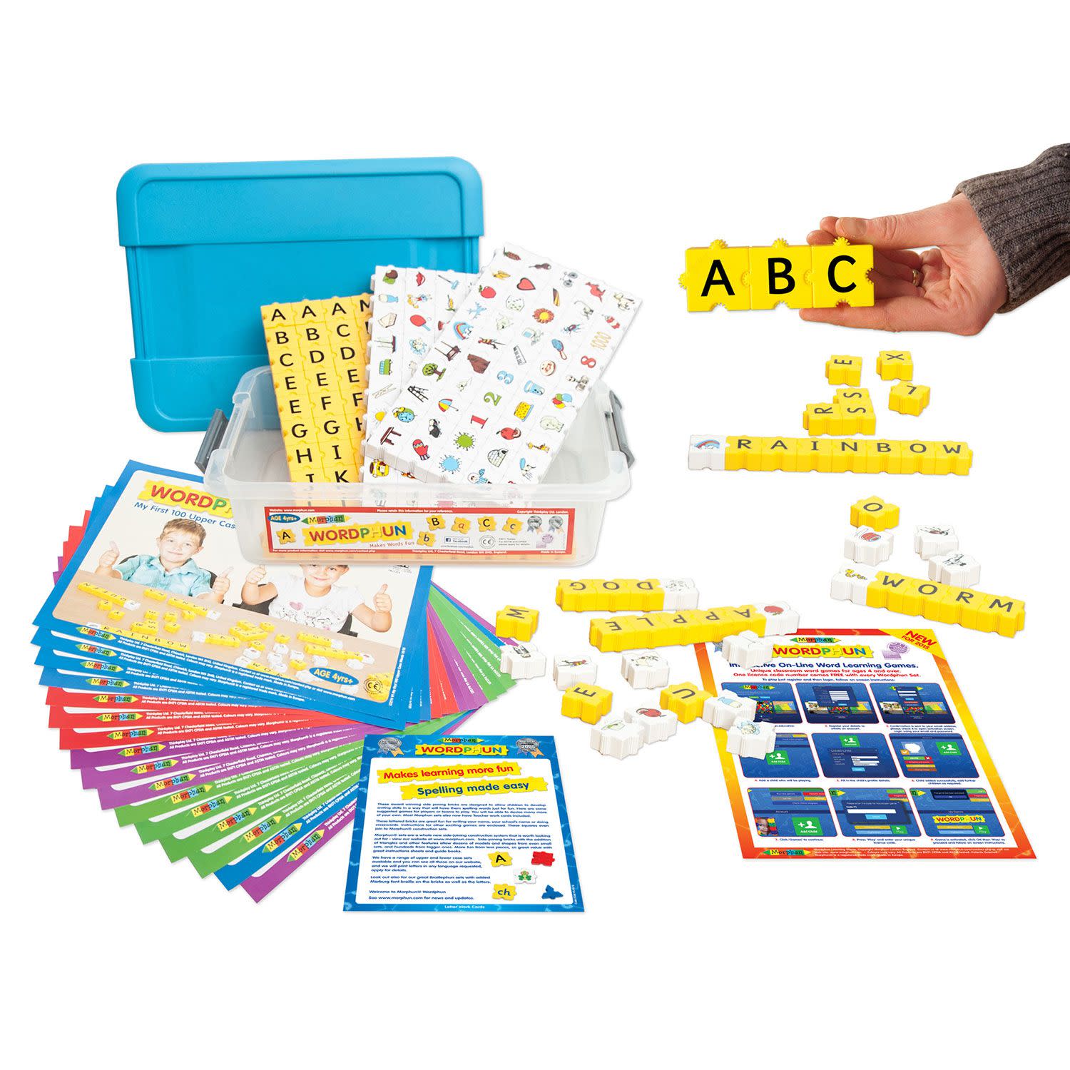 Εικόνα 4 του Morphun Σετ Κεφαλαίων Γραμμάτων & 100 Εικόνες