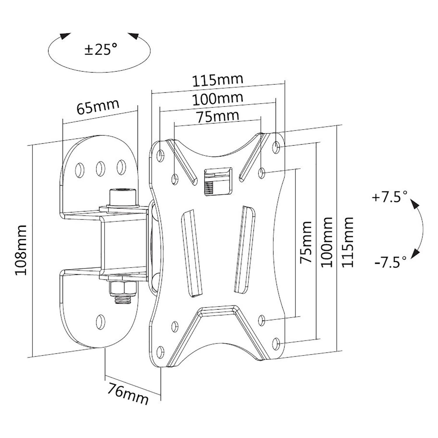 Εικόνα 4 του Turbo-X Βάση Τηλεόρασης T-100 13" - 27"