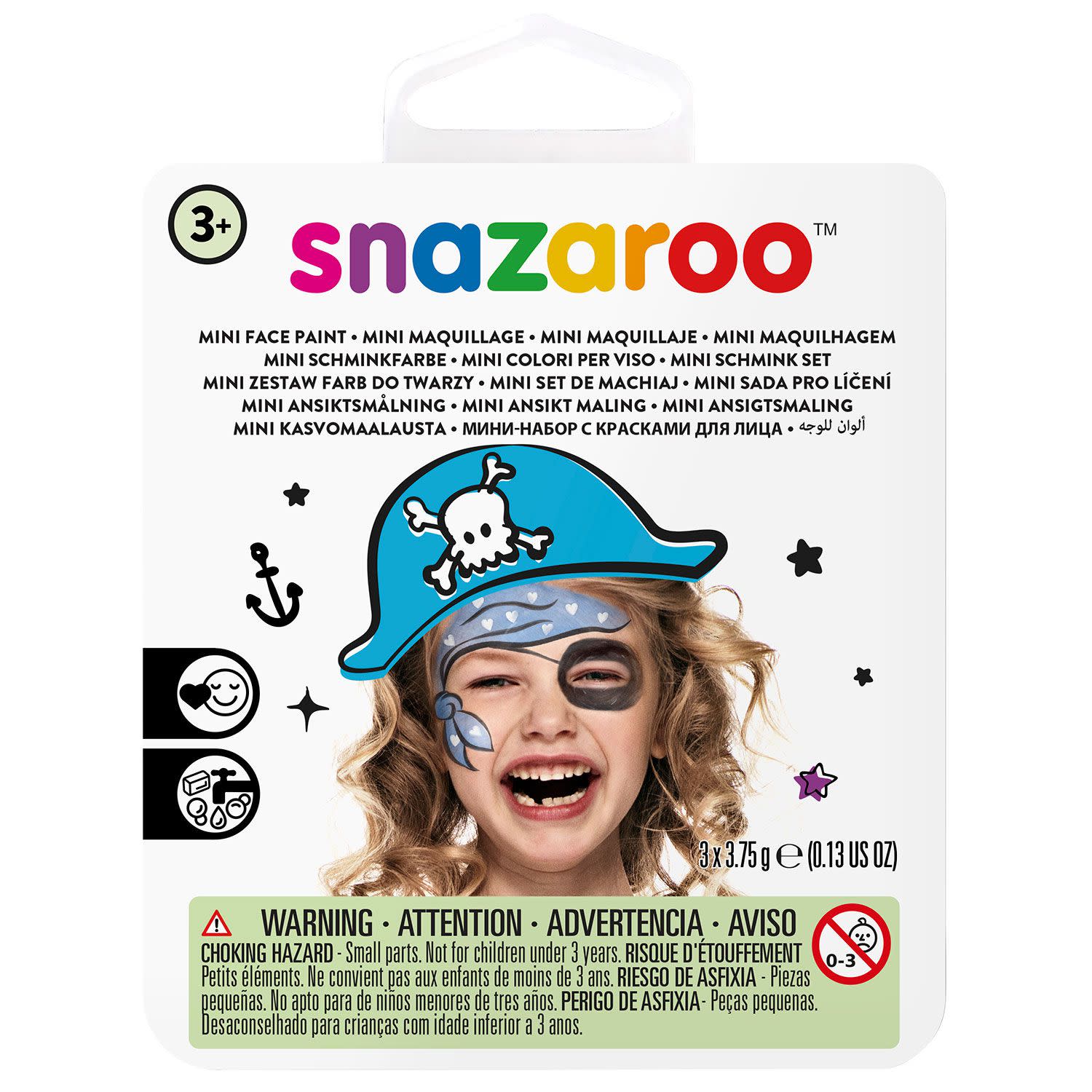 Εικόνα 1 του Snazaroo Χρώματα προσώπου Πειρατής