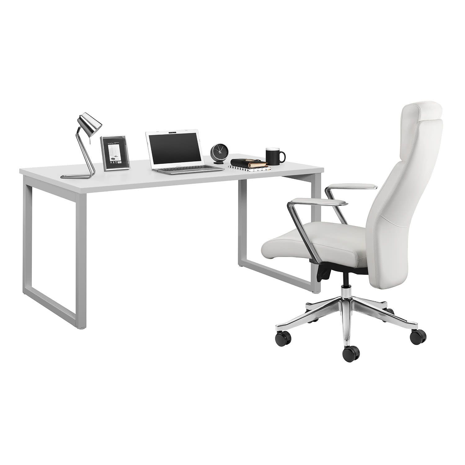 Εικόνα 2 του Quadrifoglio Γραφείο Industrial Grey (Γκρι Σκελετός) 140x80 cm