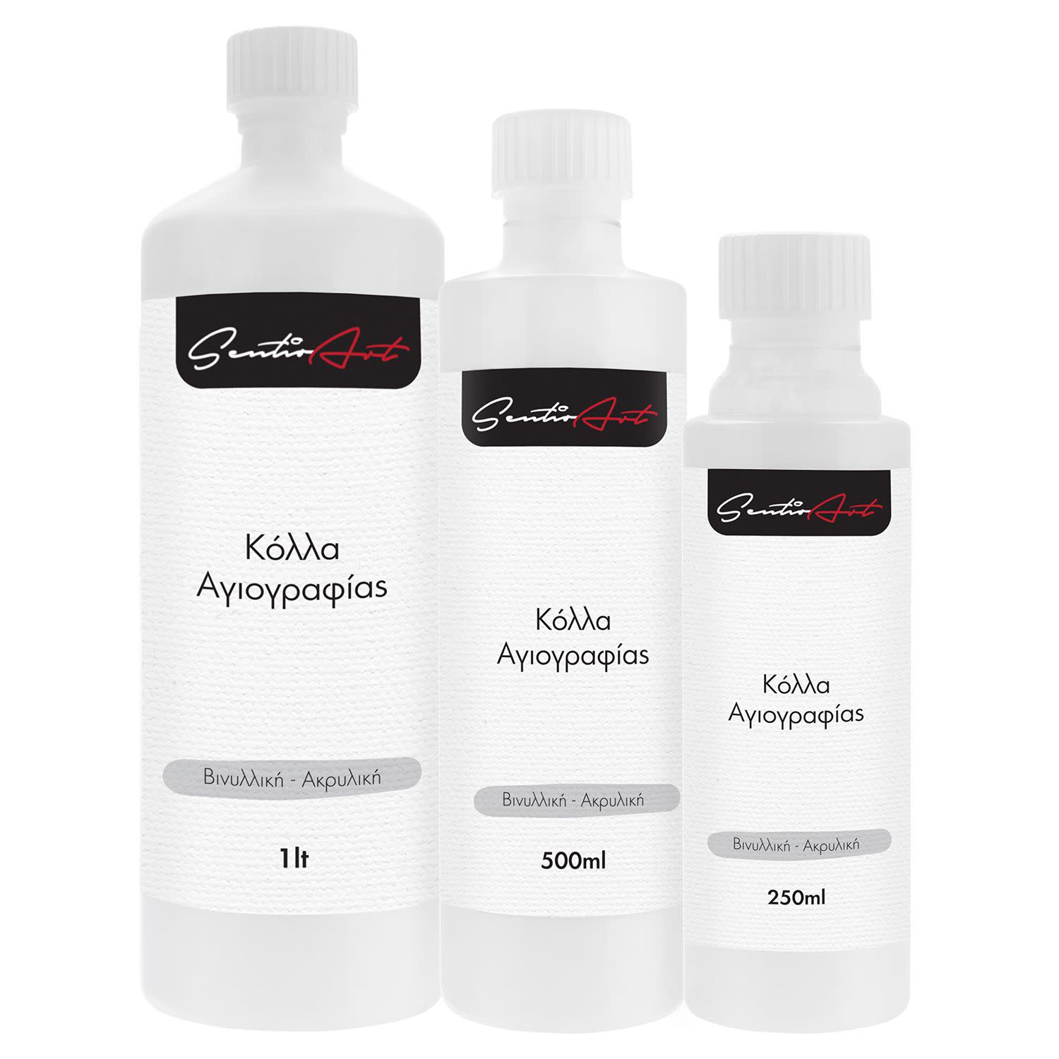Εικόνα 2 του SentioArt Κόλλα Αγιογραφίας Βινυλλική - Ακρυλική 1000 ml