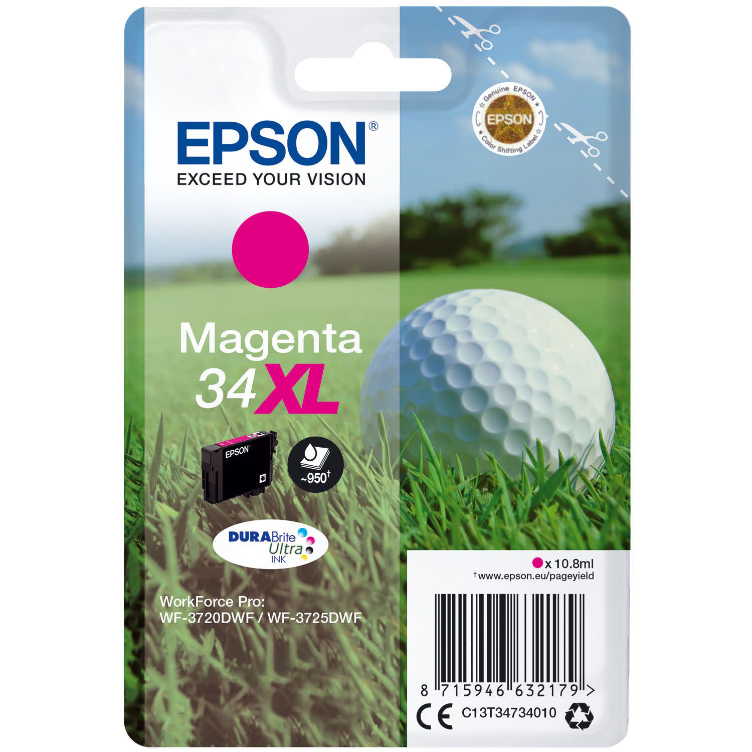 Εικόνα 1 του Μελάνι Epson T34XL Magenta