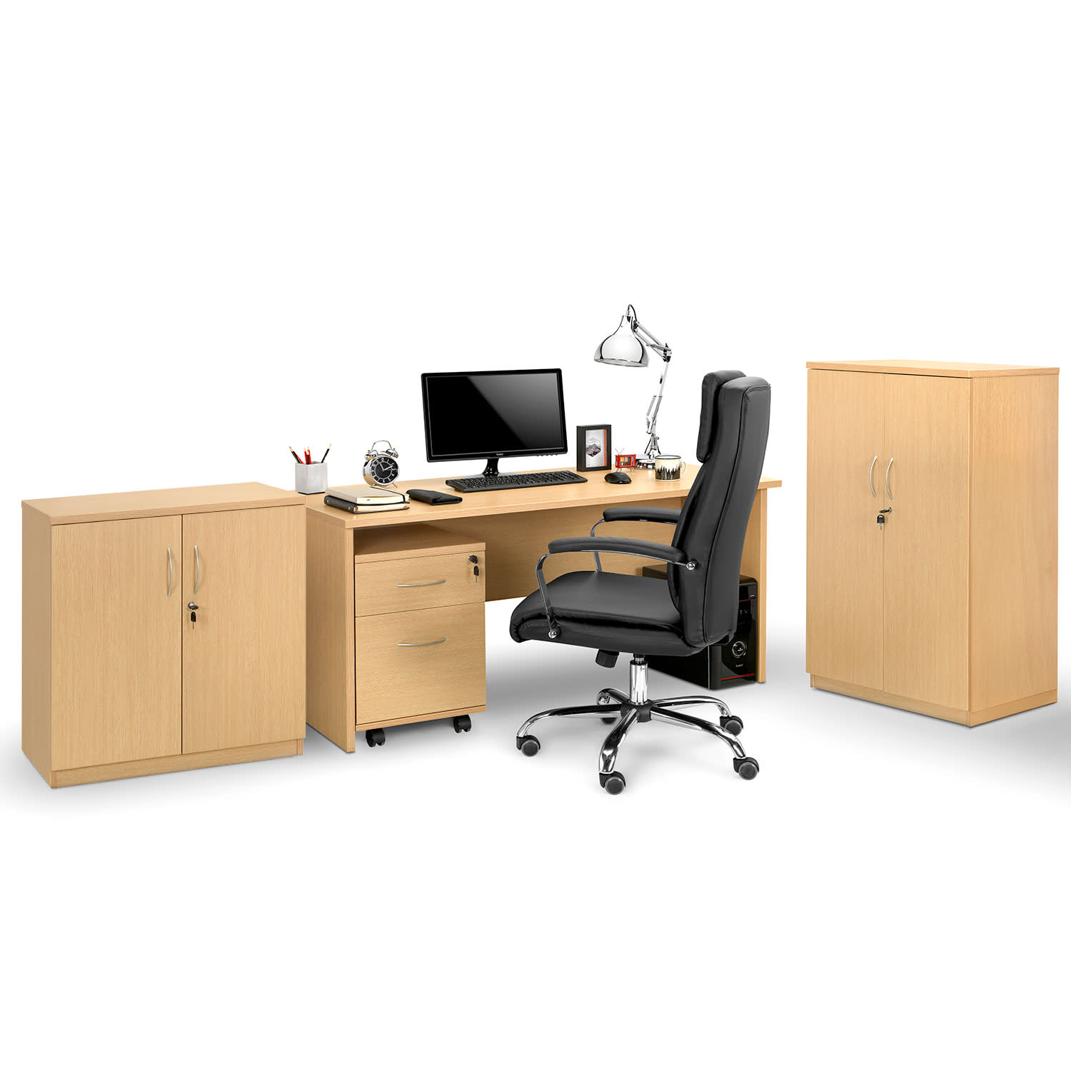 Εικόνα 3 του @Work Ερμάριο Rene 80x123cm  Medium Oak