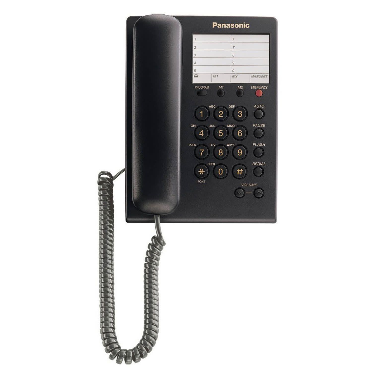 Εικόνα 1 του Ενσύρματο Panasonic KX-TS550GRB (Μαύρο)